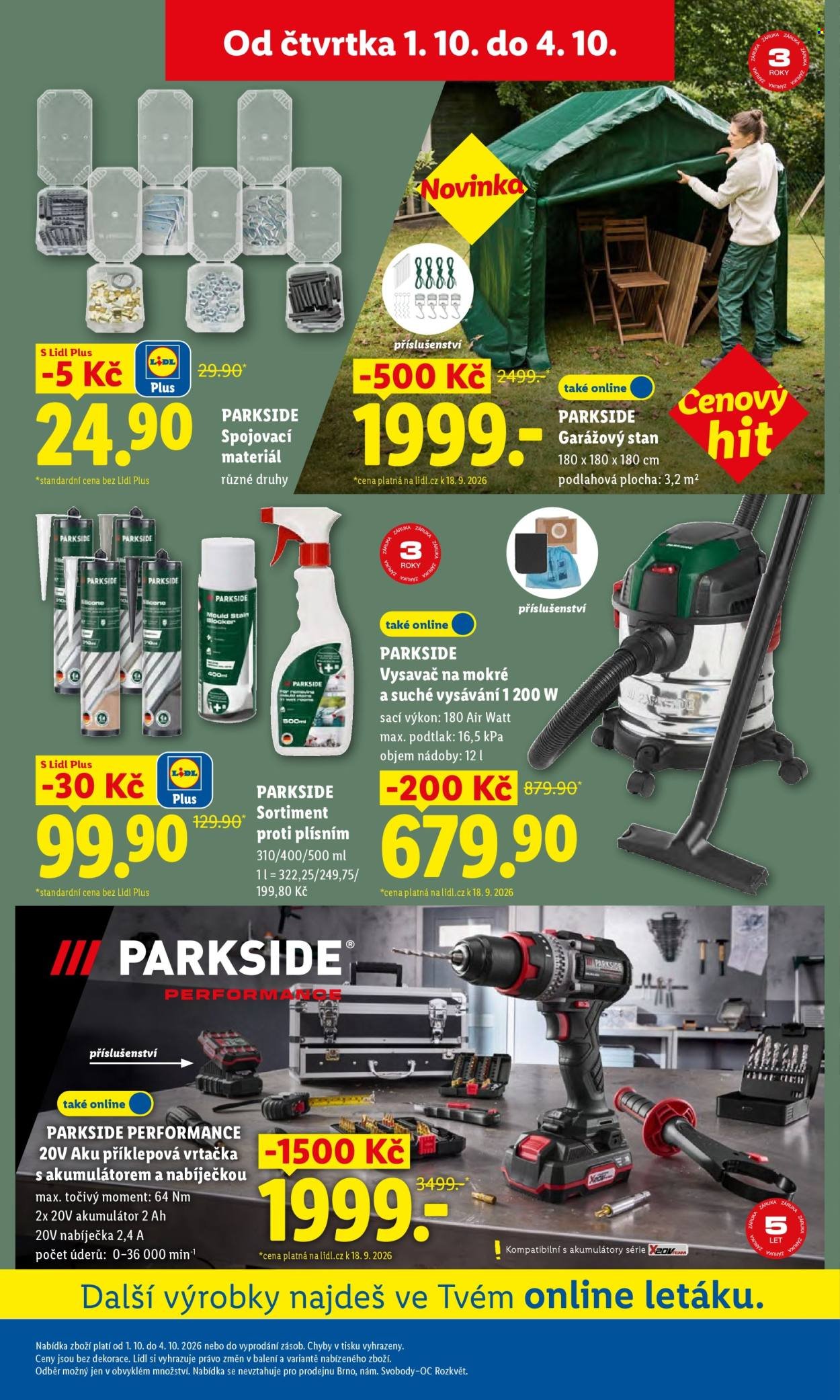 LIDL leták - Spotřební zboží