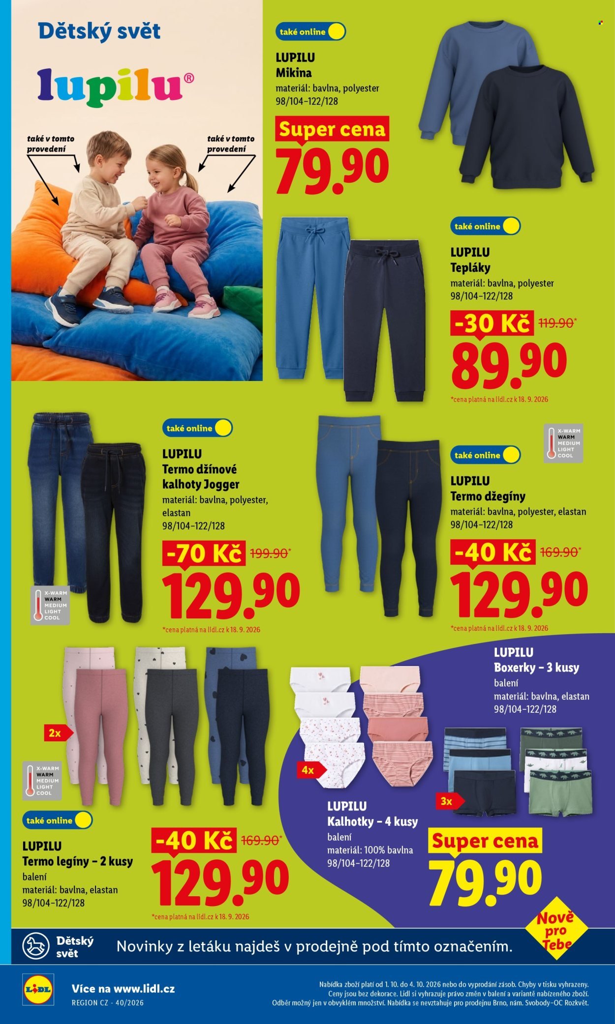 LIDL leták - Spotřební zboží