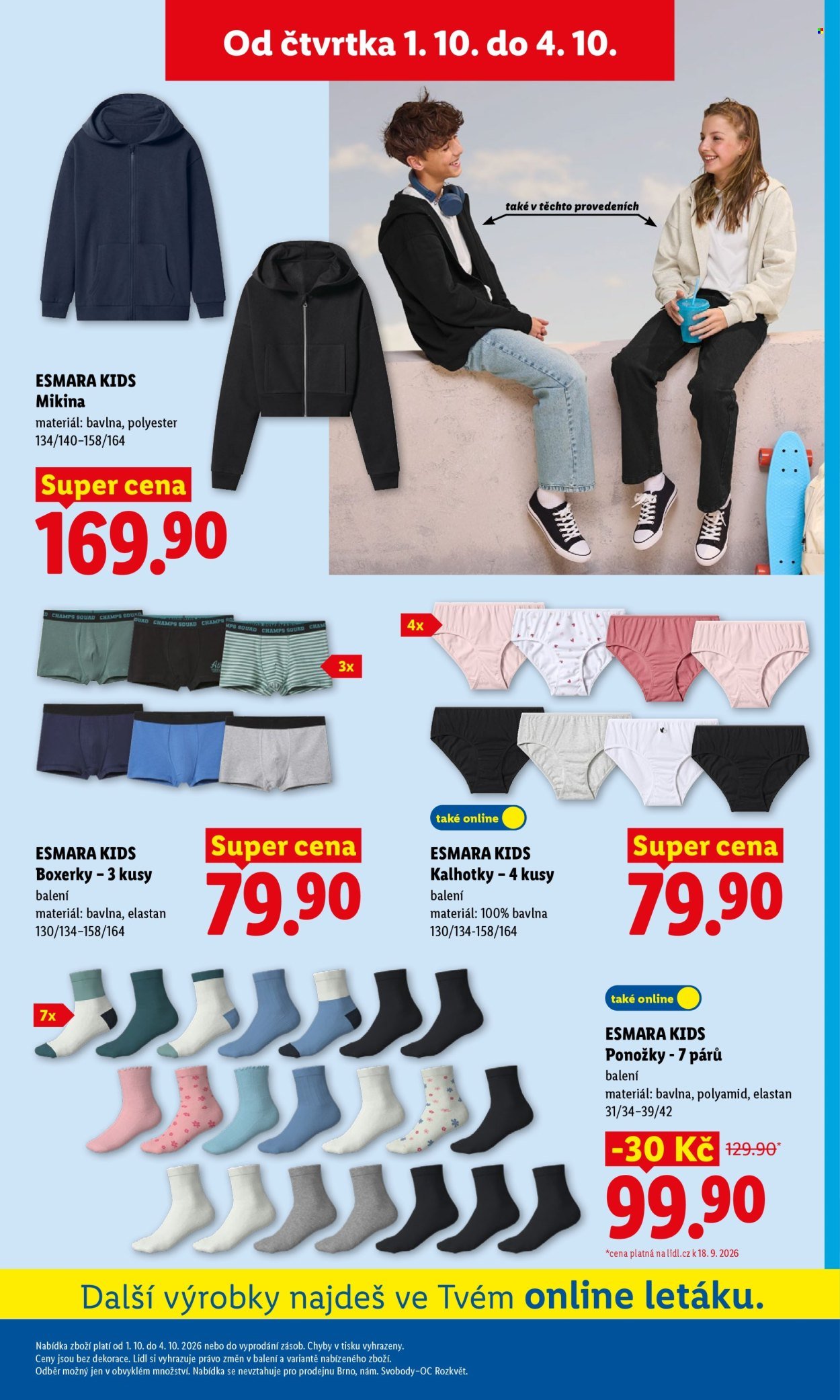 LIDL leták - Spotřební zboží