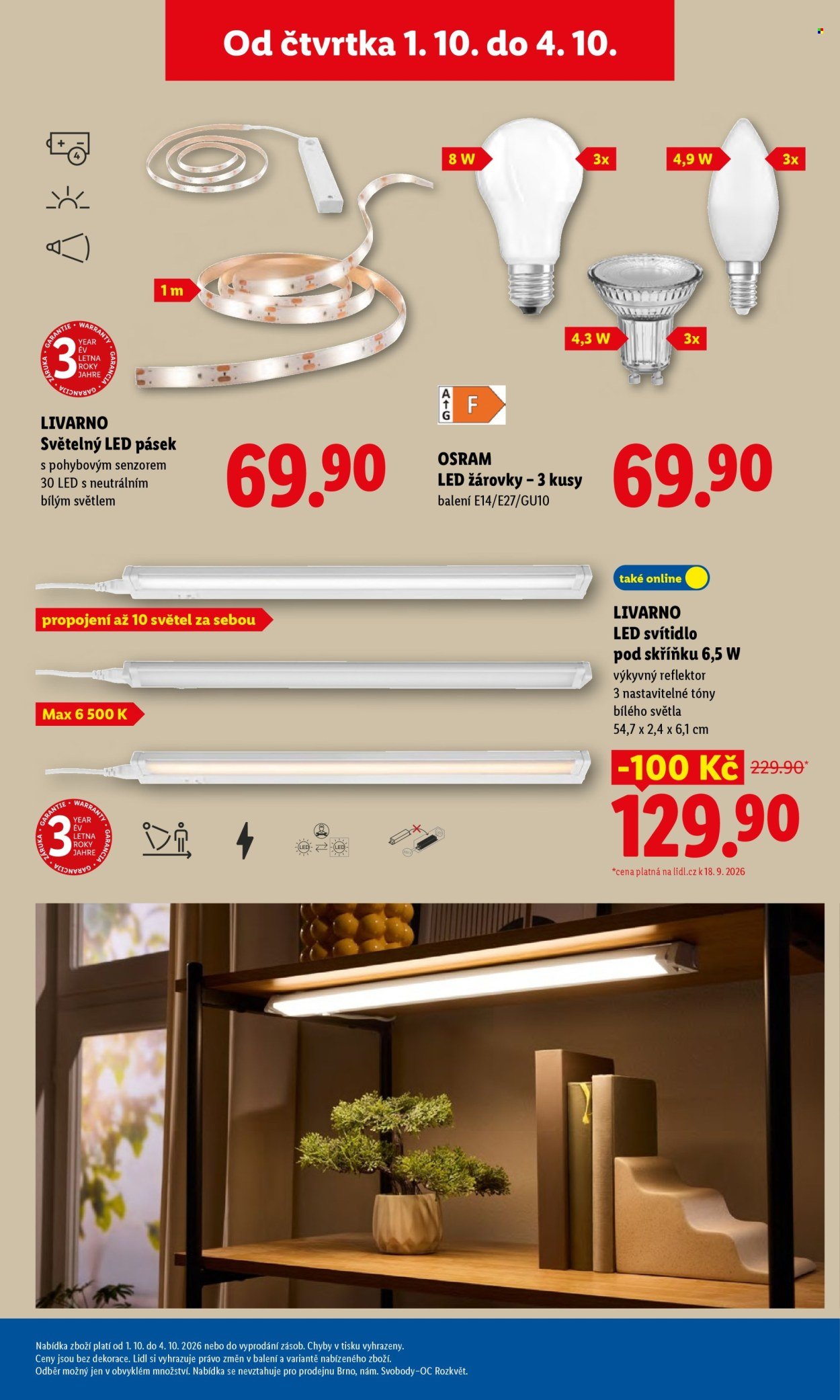 LIDL leták - Spotřební zboží