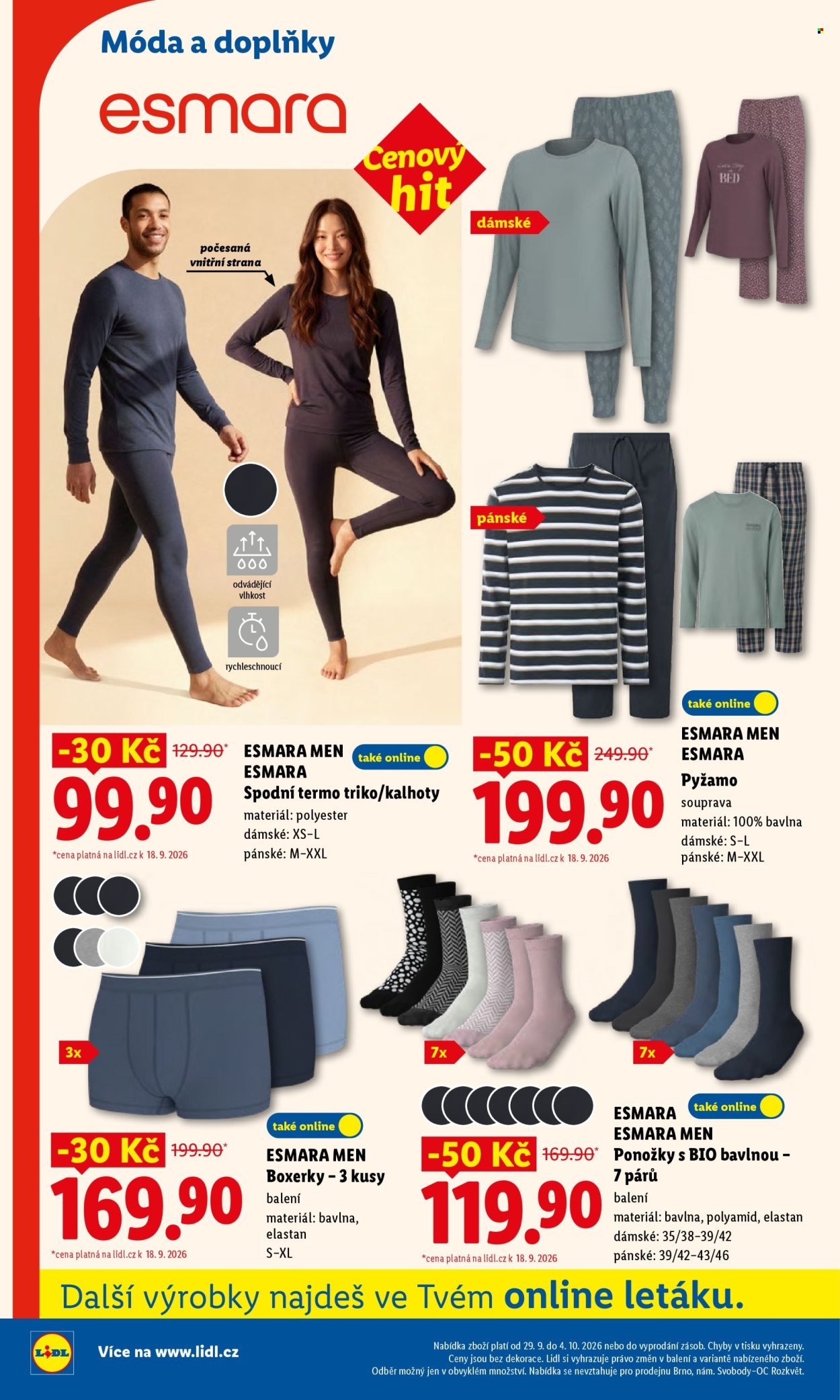 LIDL leták - Spotřební zboží