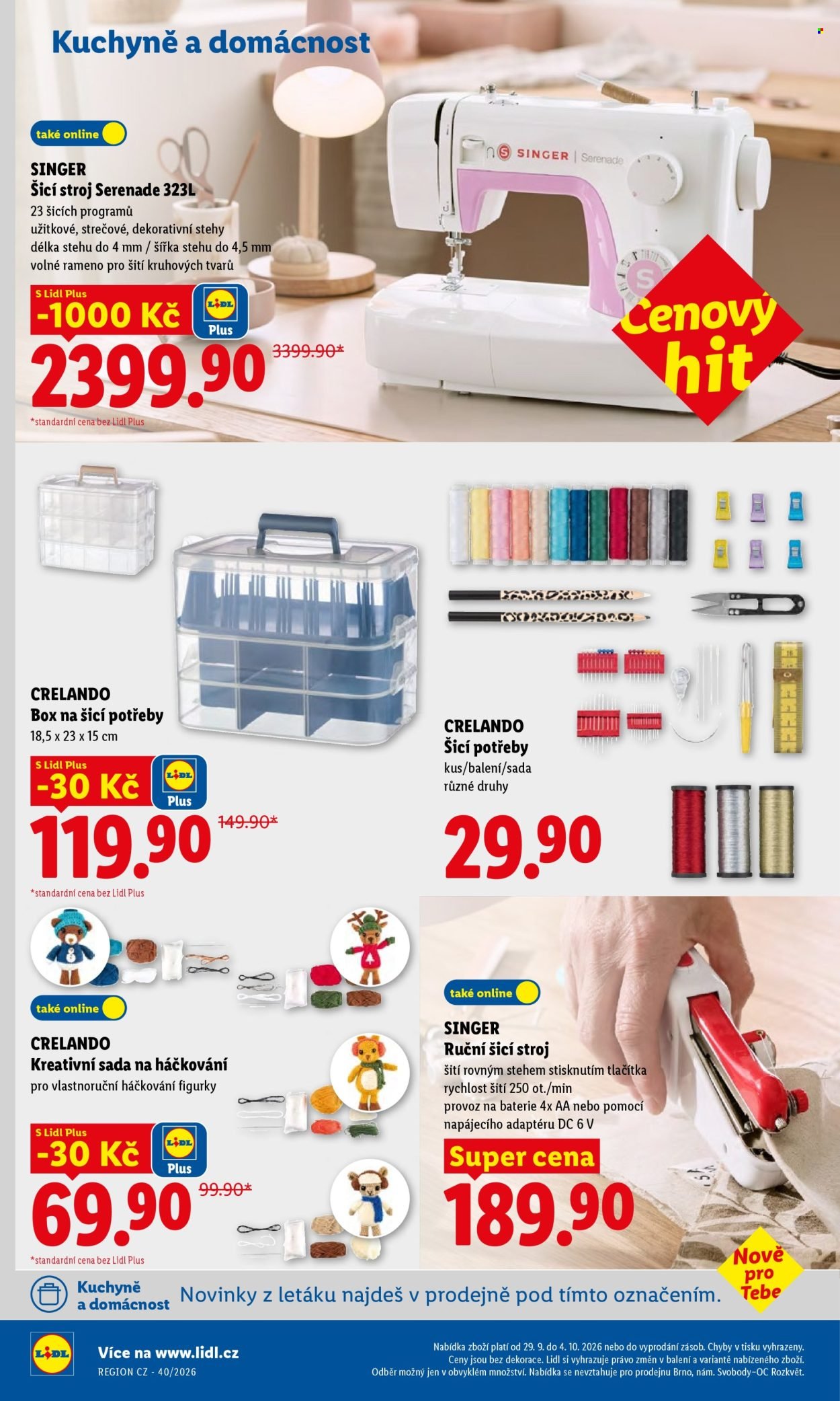 LIDL leták - Spotřební zboží