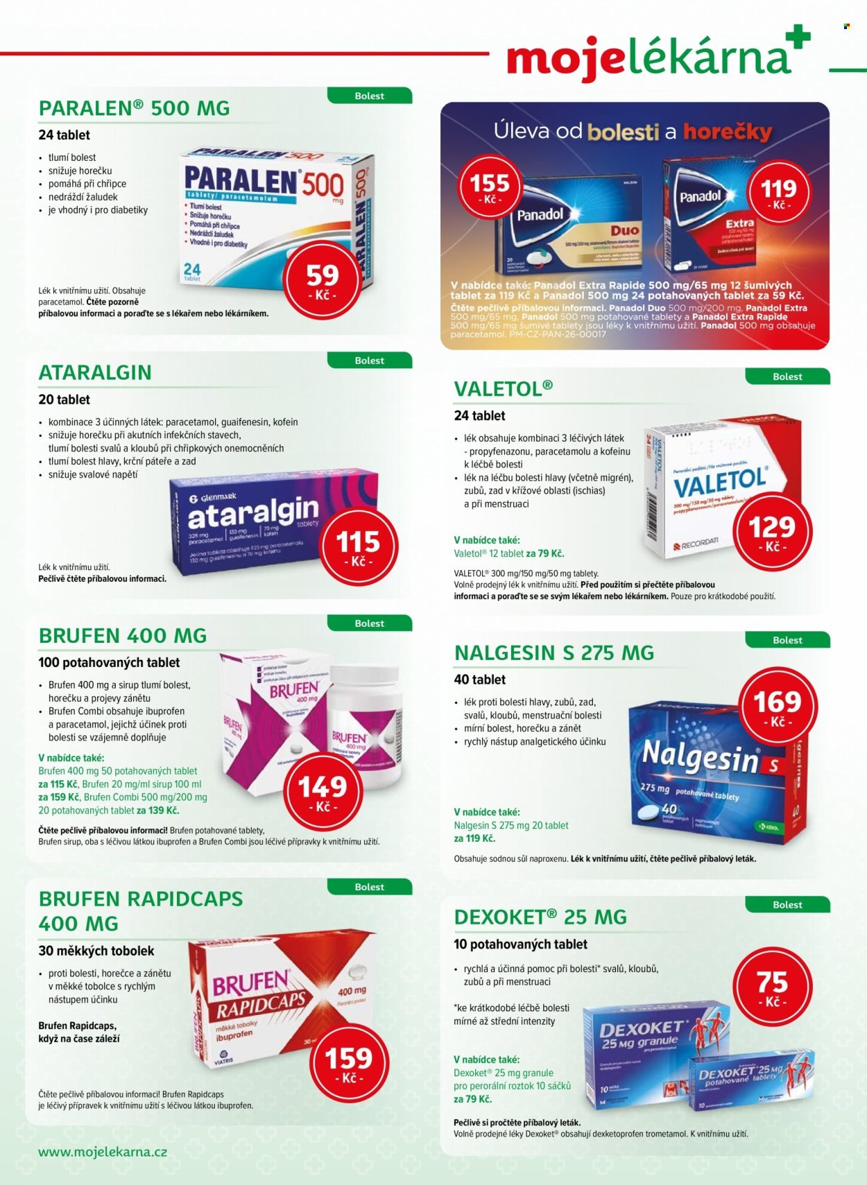 MOJELEKARNA.CZ leták - Akční leták