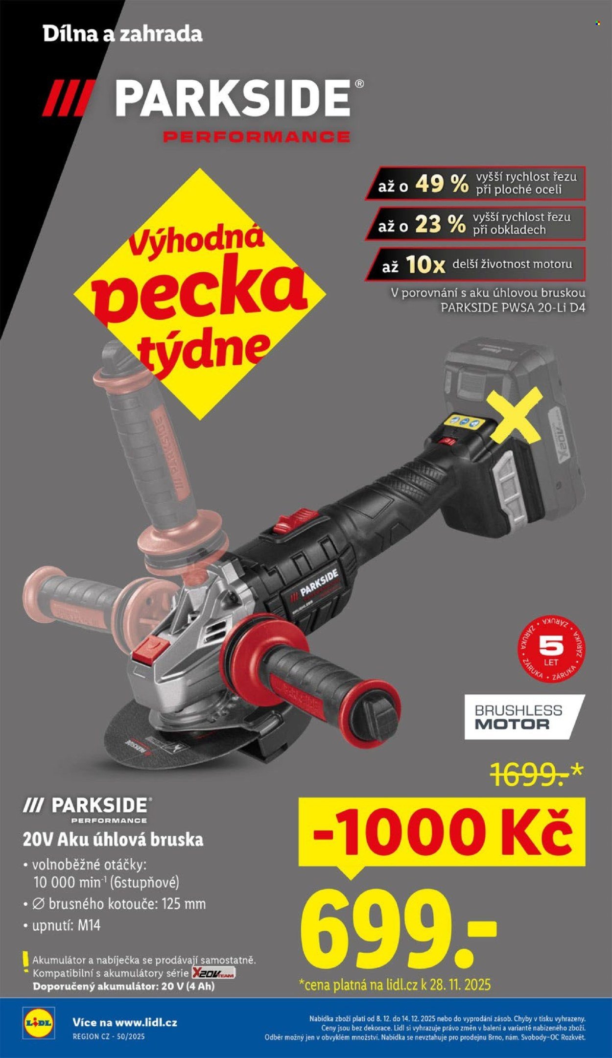 LIDL leták - Spotřební zboží (2025-12-08 - 2025-12-14)