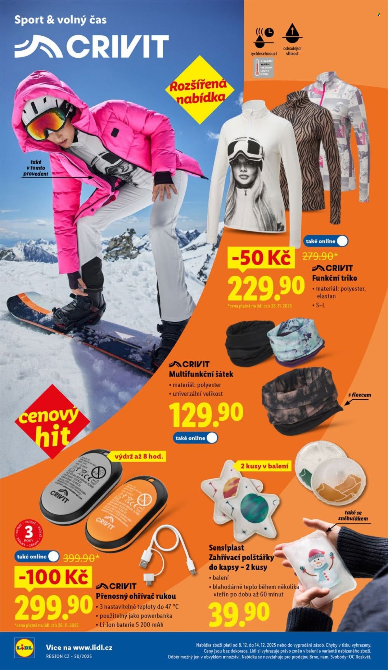 LIDL leták - Spotřební zboží (2025-12-08 - 2025-12-14)