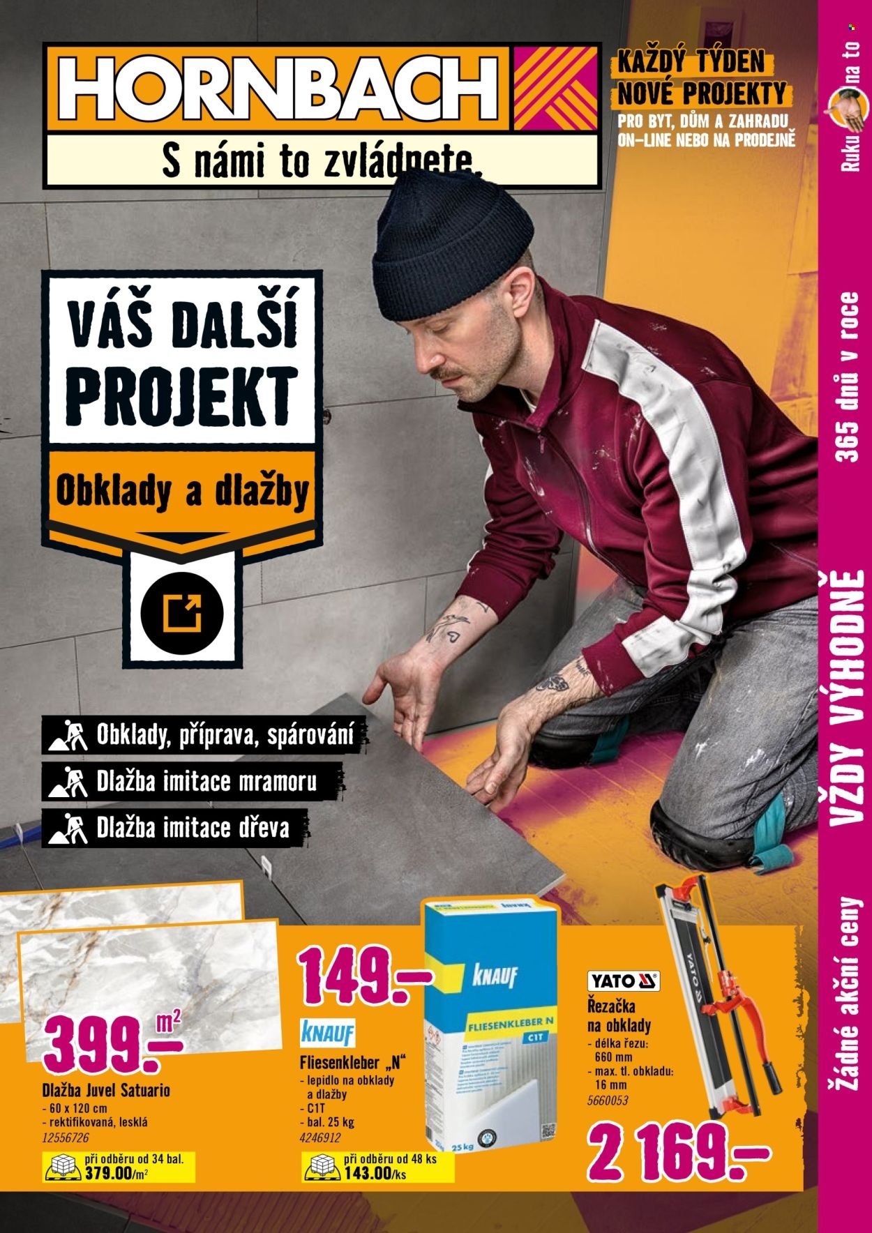HORNBACH leták - Váš další projekt - Obklady a dlažby (2025-11-19 - 2025-12-03)