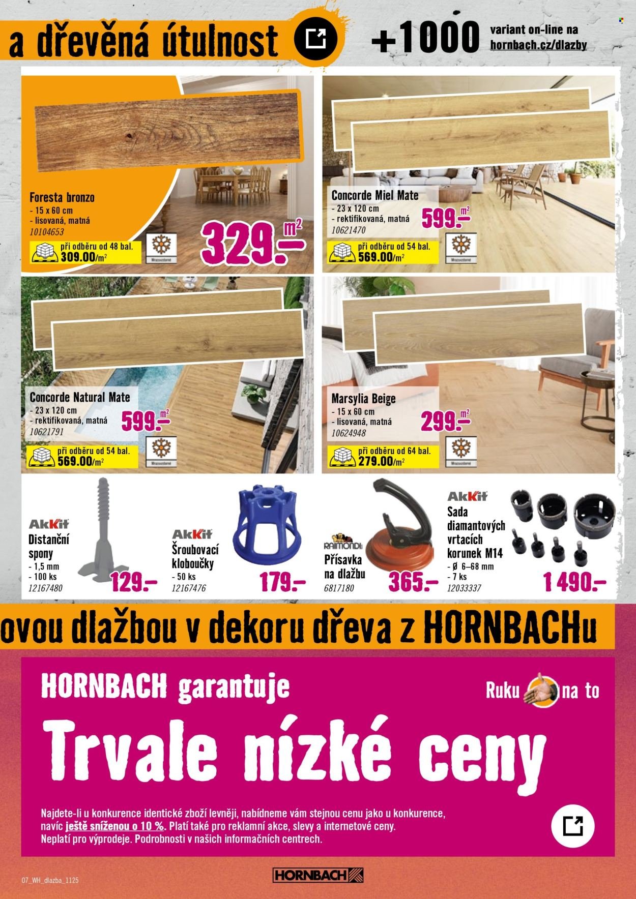 HORNBACH leták - Váš další projekt - Obklady a dlažby (2025-11-19 - 2025-12-03)