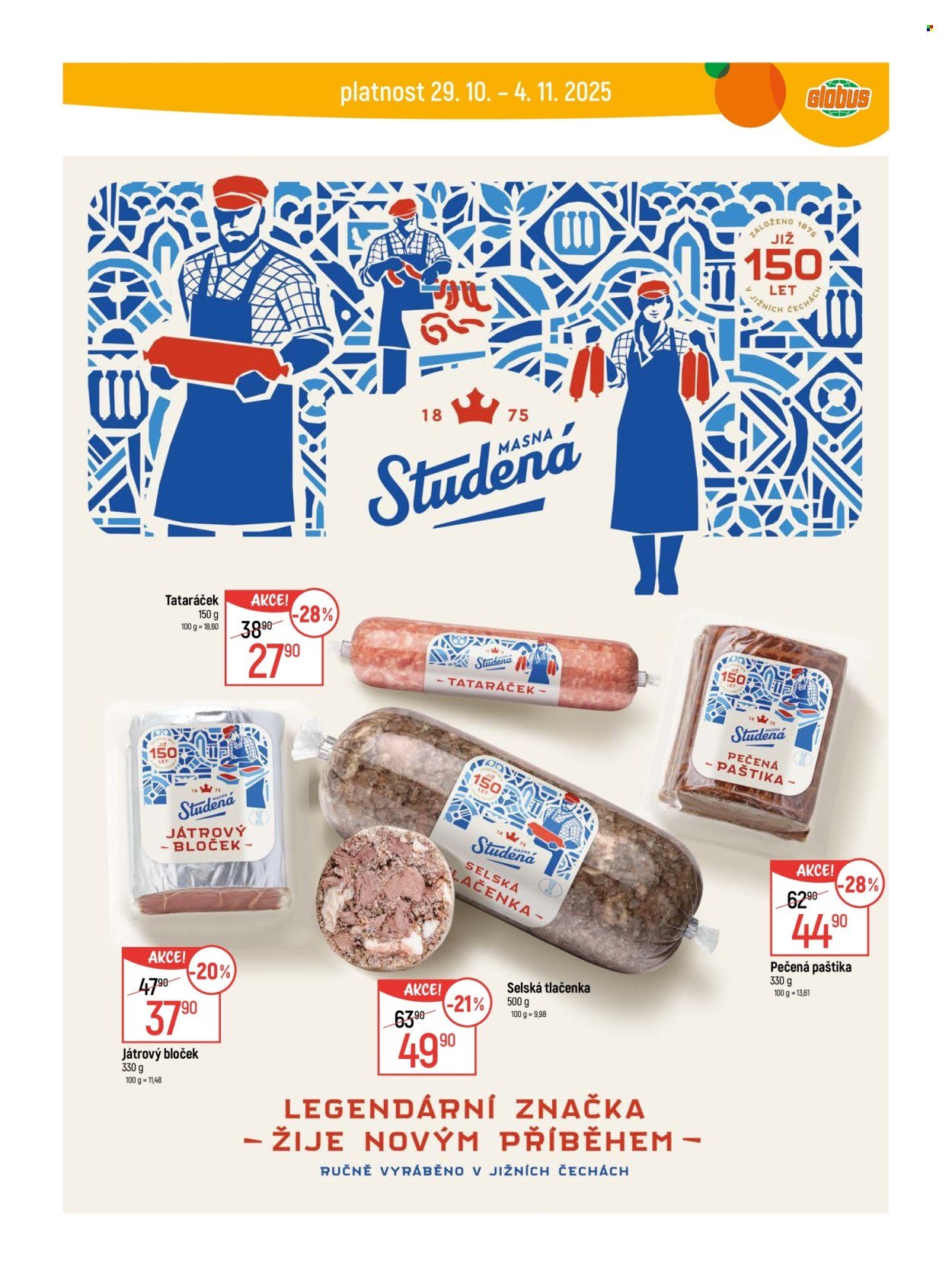 GLOBUS leták - Od středy 29.10.2025 (2025-10-29 - 2025-11-04)
