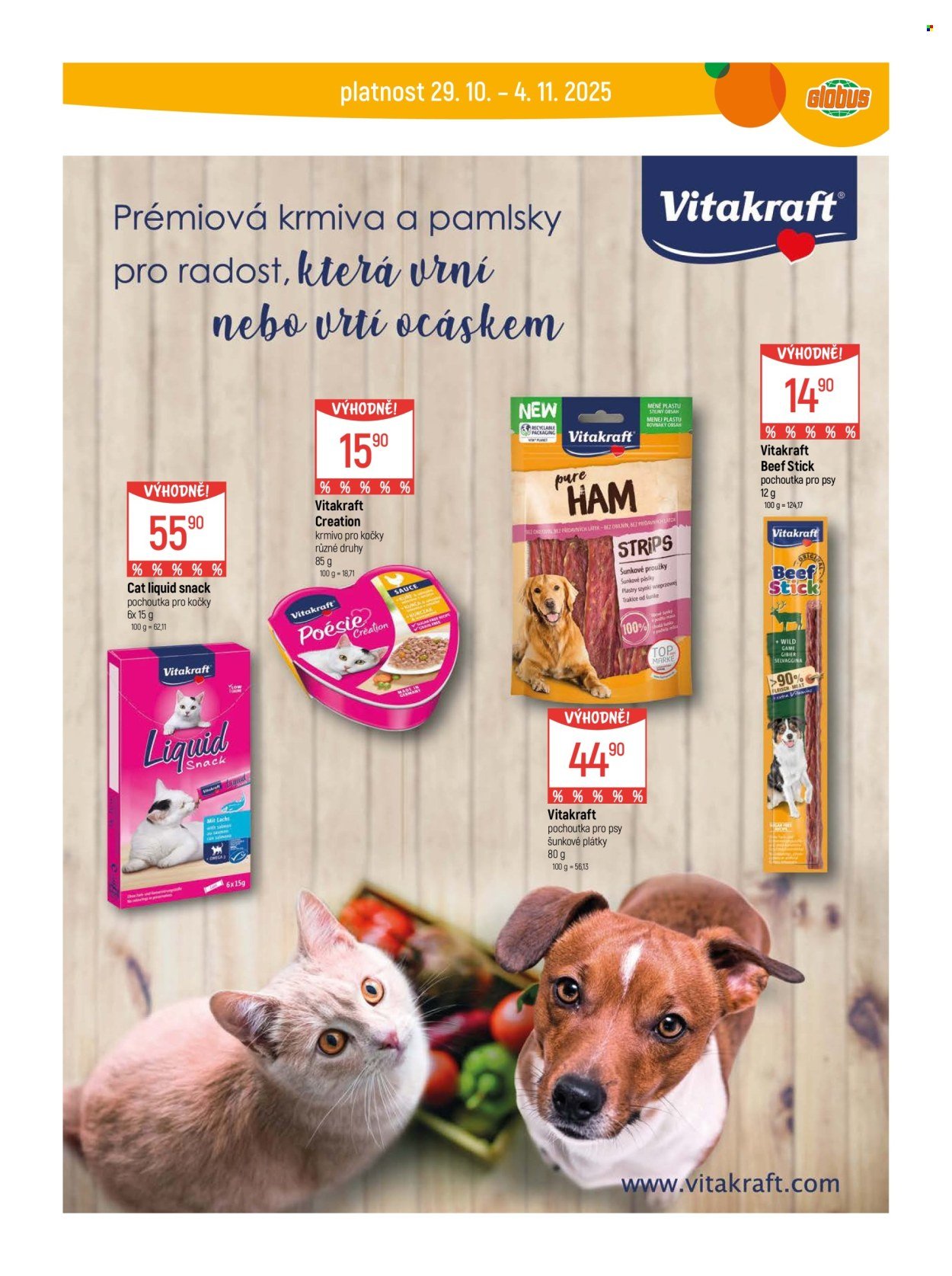 GLOBUS leták - Od středy 29.10.2025 (2025-10-29 - 2025-11-04)