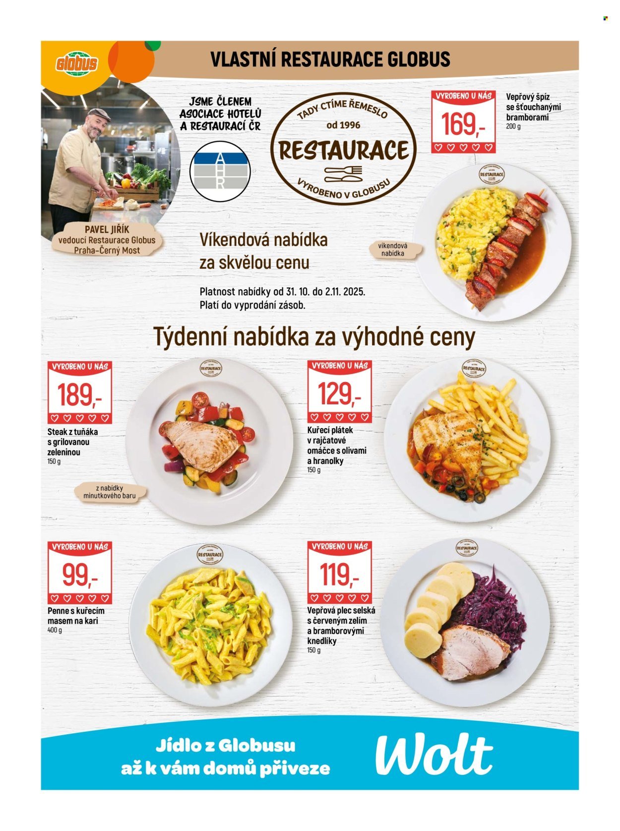 GLOBUS leták - Od středy 29.10.2025 (2025-10-29 - 2025-11-04)