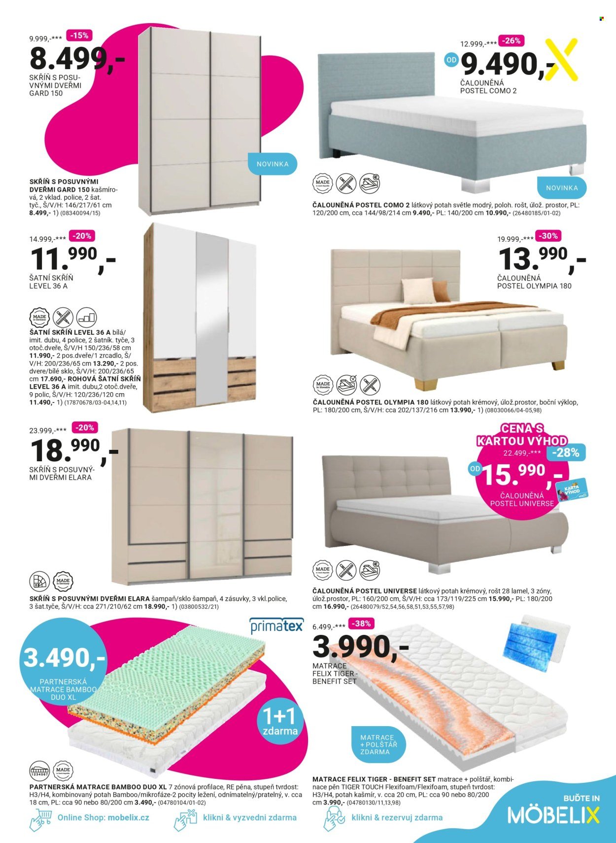 MÖBELIX leták - -20% na vše soboty 31.10.2026