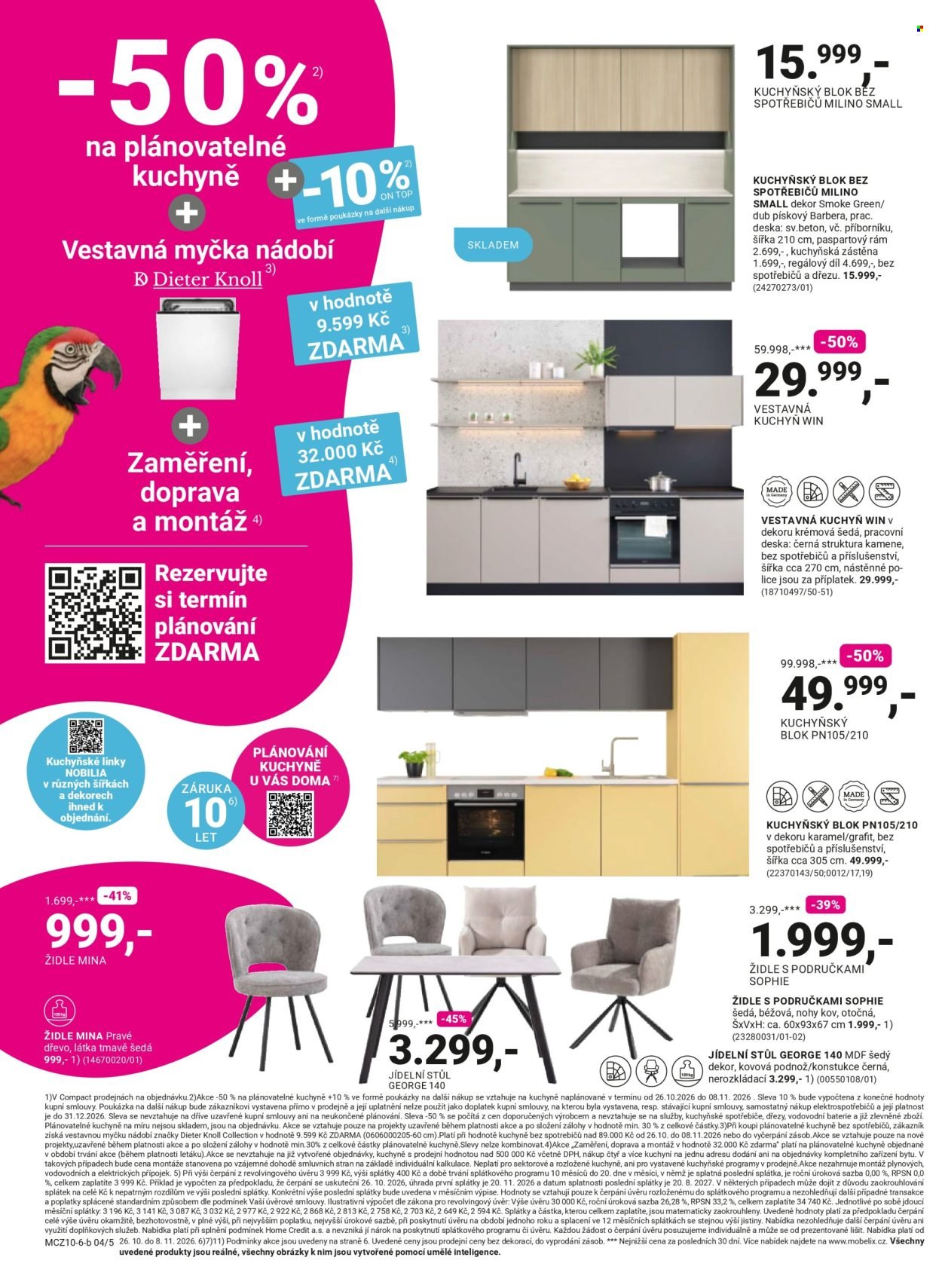 MÖBELIX leták - -20% na vše soboty 31.10.2026