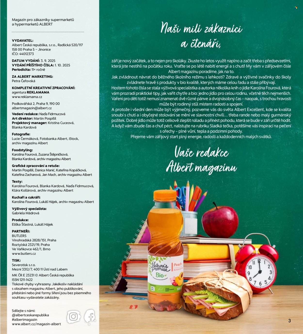 ALBERT leták - Magazín (2025-09-03 - 2025-09-30)