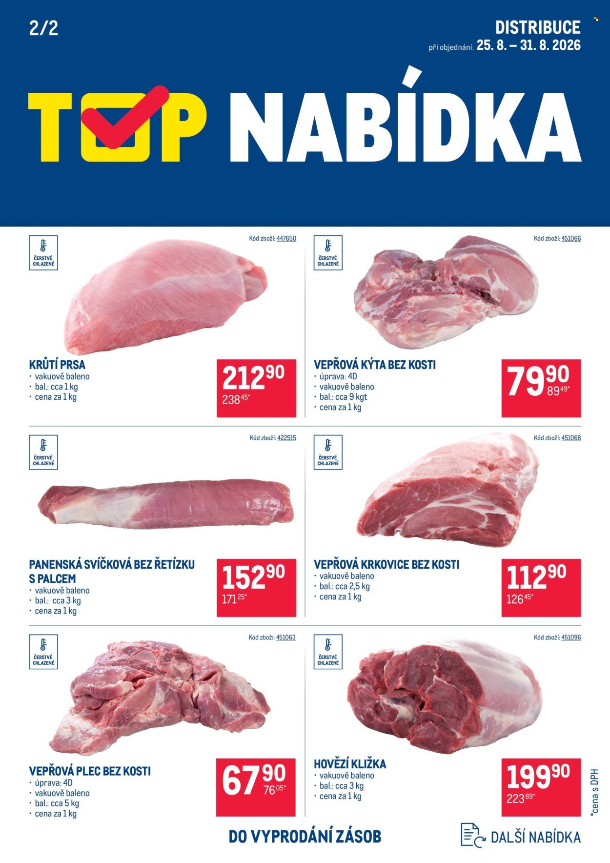 MAKRO leták - TOP maso