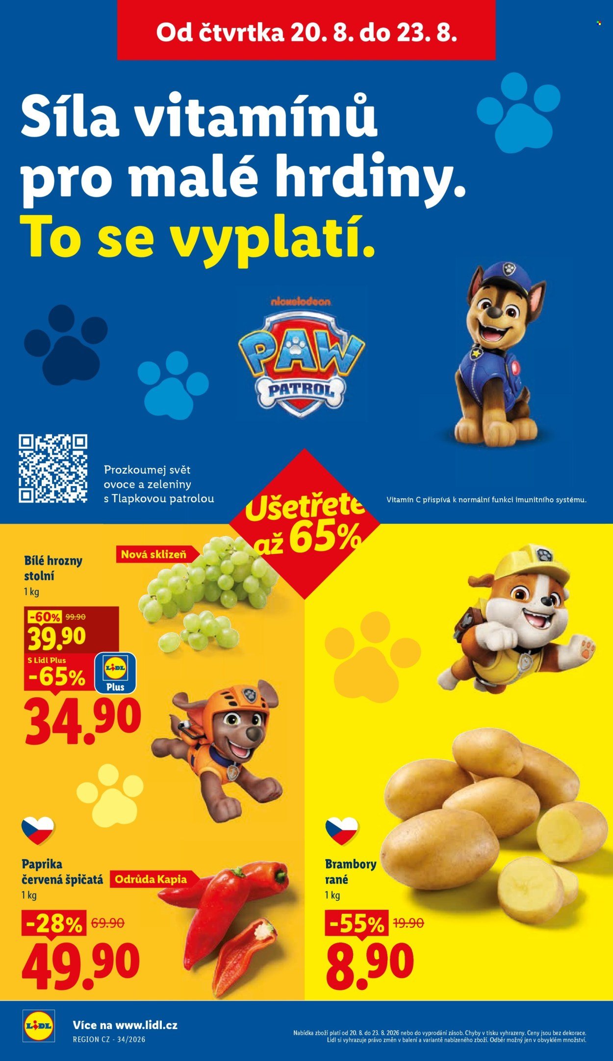 LIDL leták - Od čtvrtka 20.8.2026