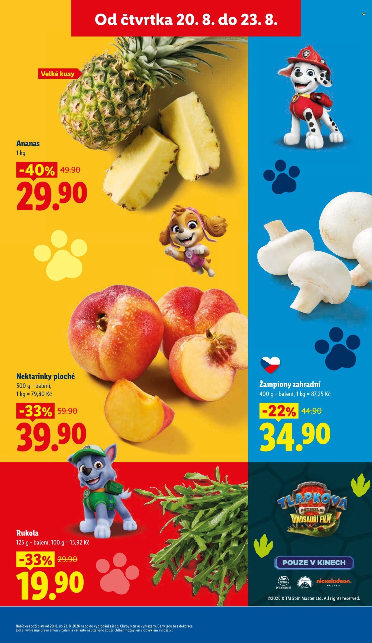 LIDL leták - Od čtvrtka 20.8.2026