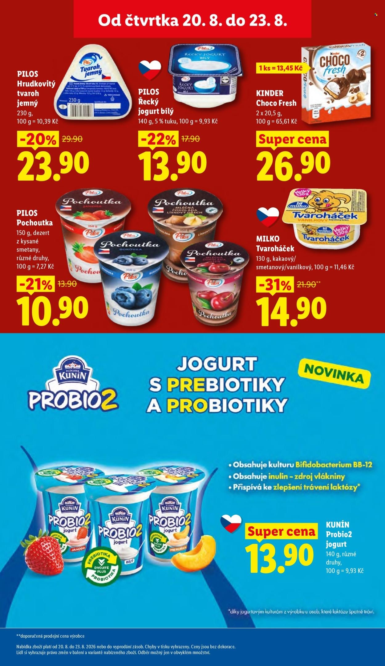 LIDL leták - Od čtvrtka 20.8.2026