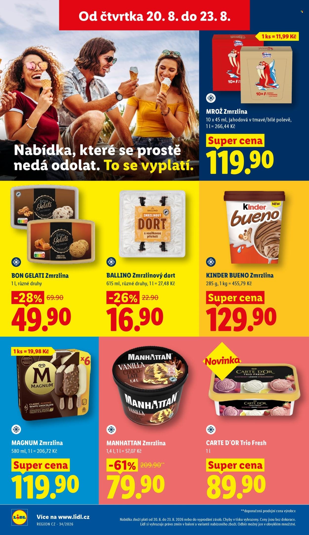 LIDL leták - Od čtvrtka 20.8.2026
