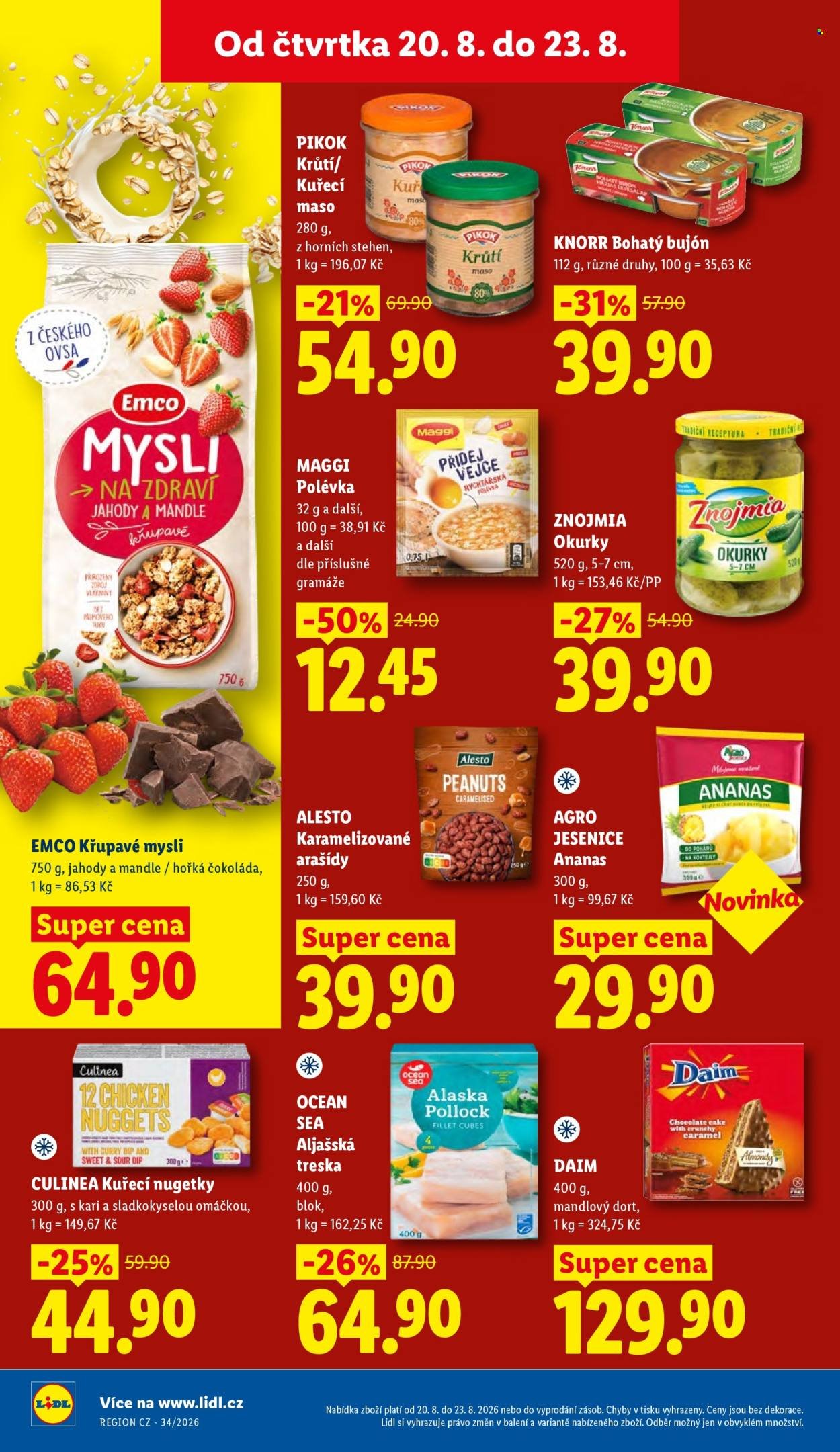 LIDL leták - Od čtvrtka 20.8.2026