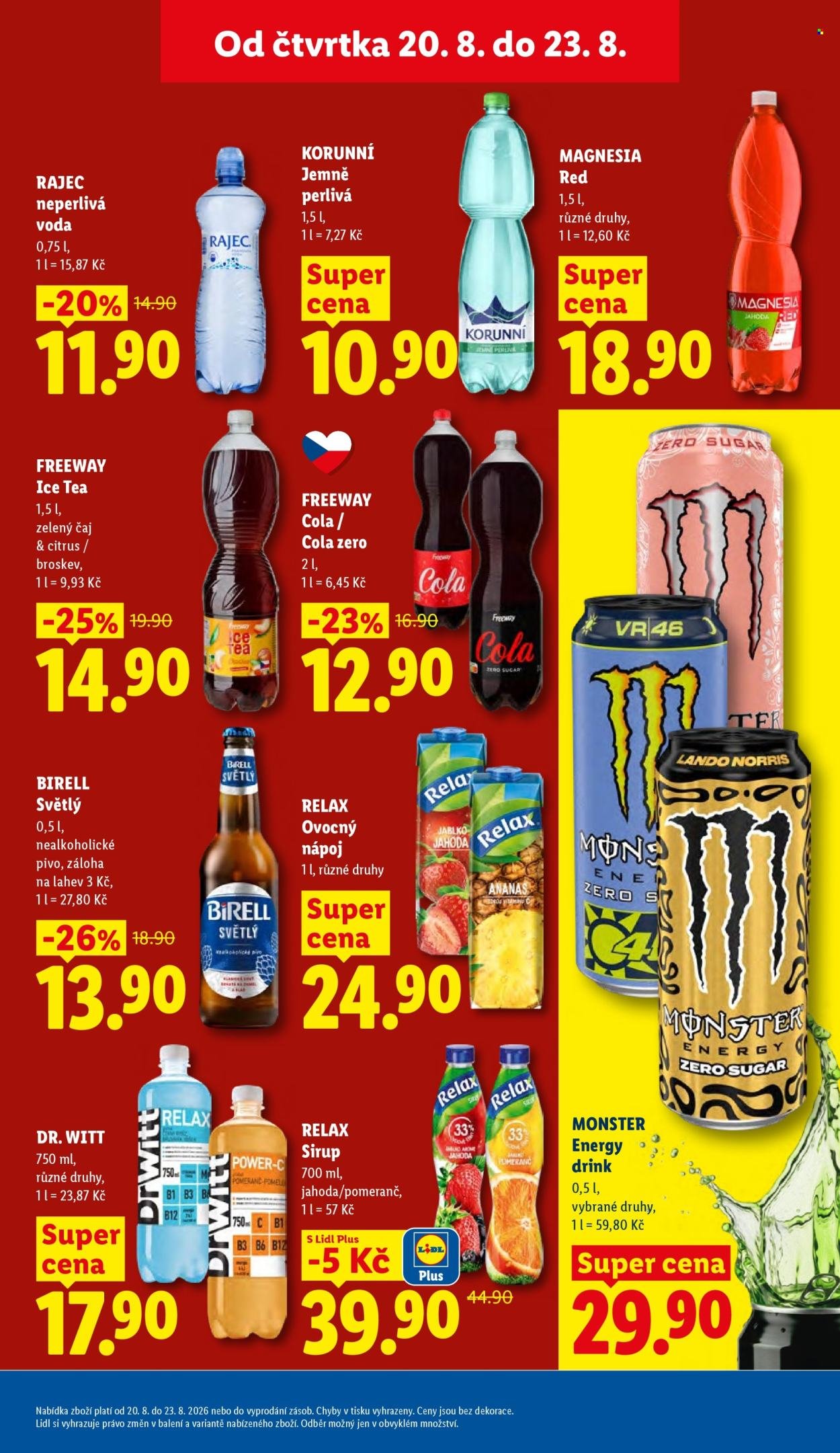 LIDL leták - Od čtvrtka 20.8.2026
