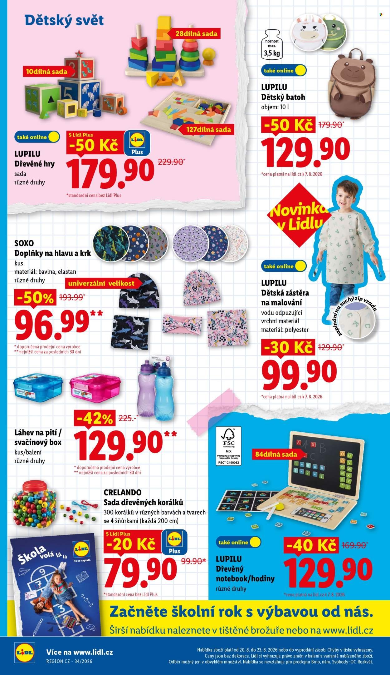 LIDL leták - Od čtvrtka 20.8.2026