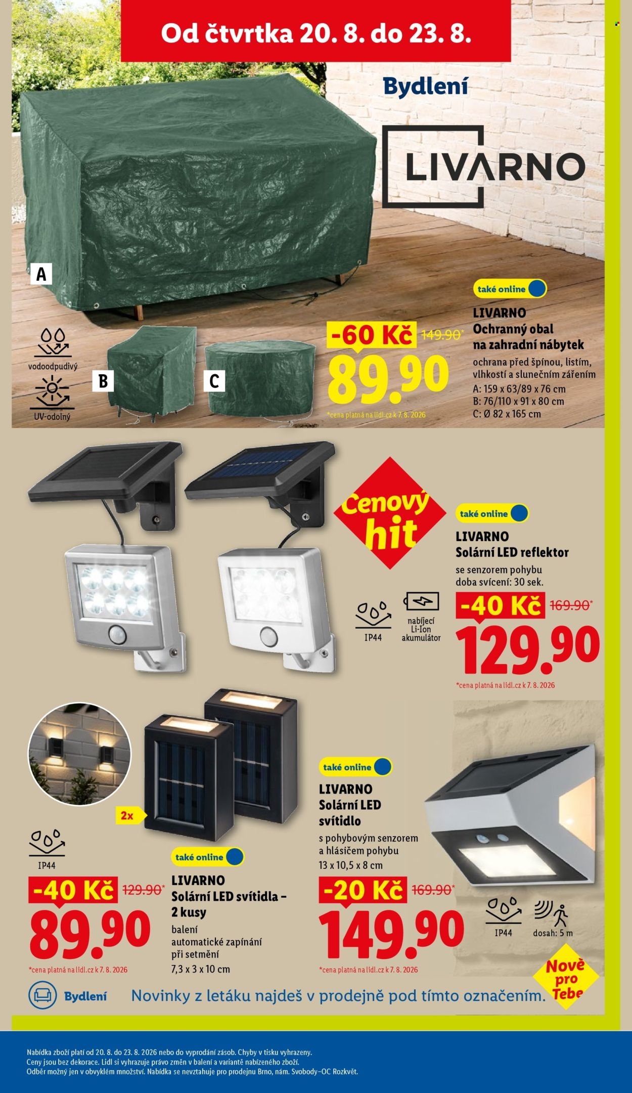 LIDL leták - Od čtvrtka 20.8.2026