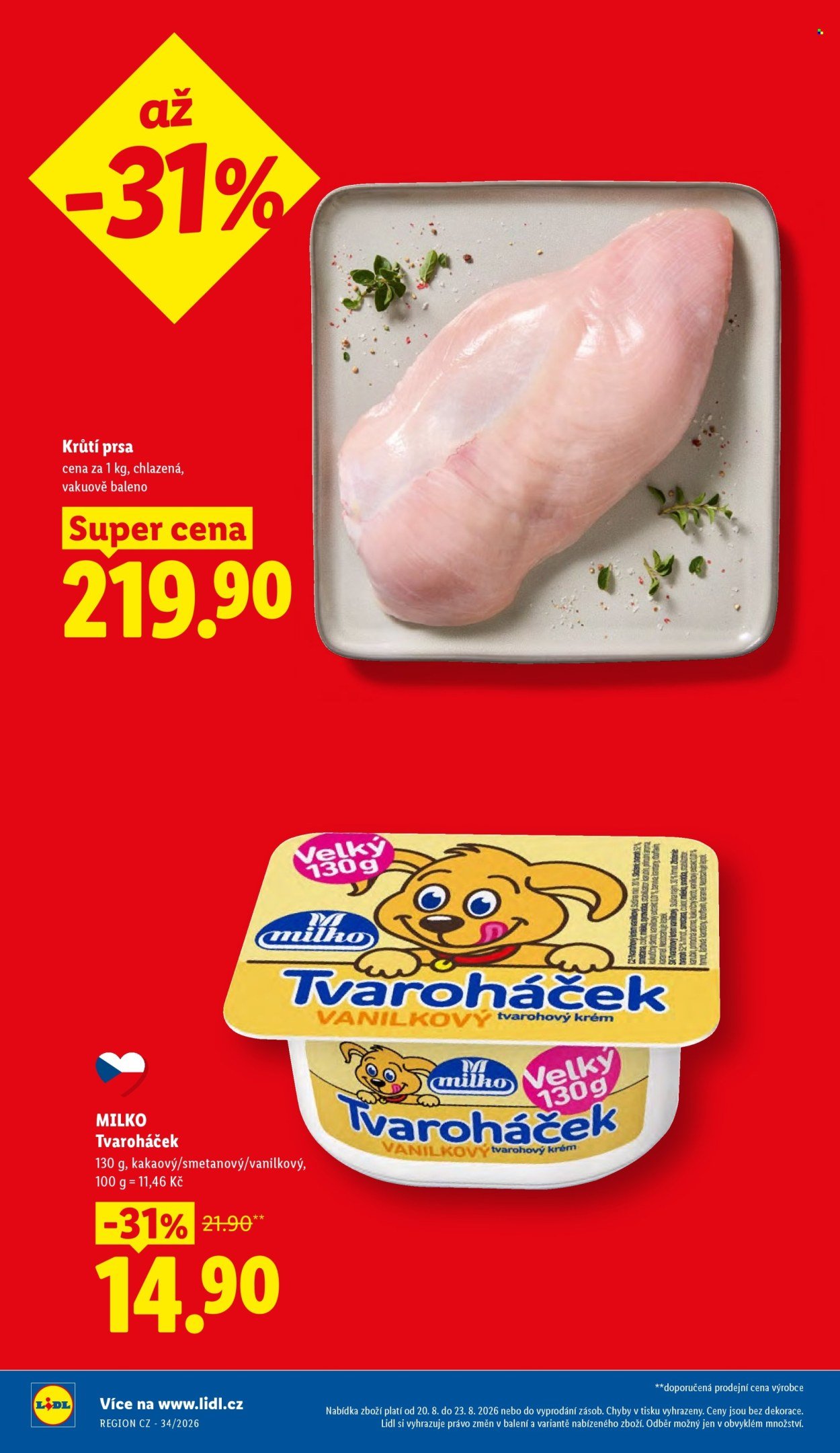 LIDL leták - Od čtvrtka 20.8.2026
