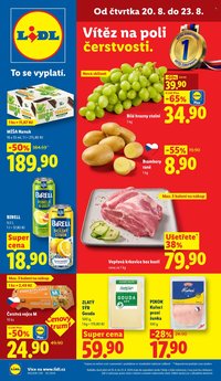 LIDL leták - Od čtvrtka 20.8.2026