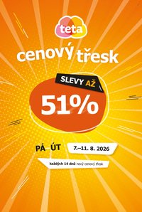 TETA DROGERIE leták - Cenový třesk