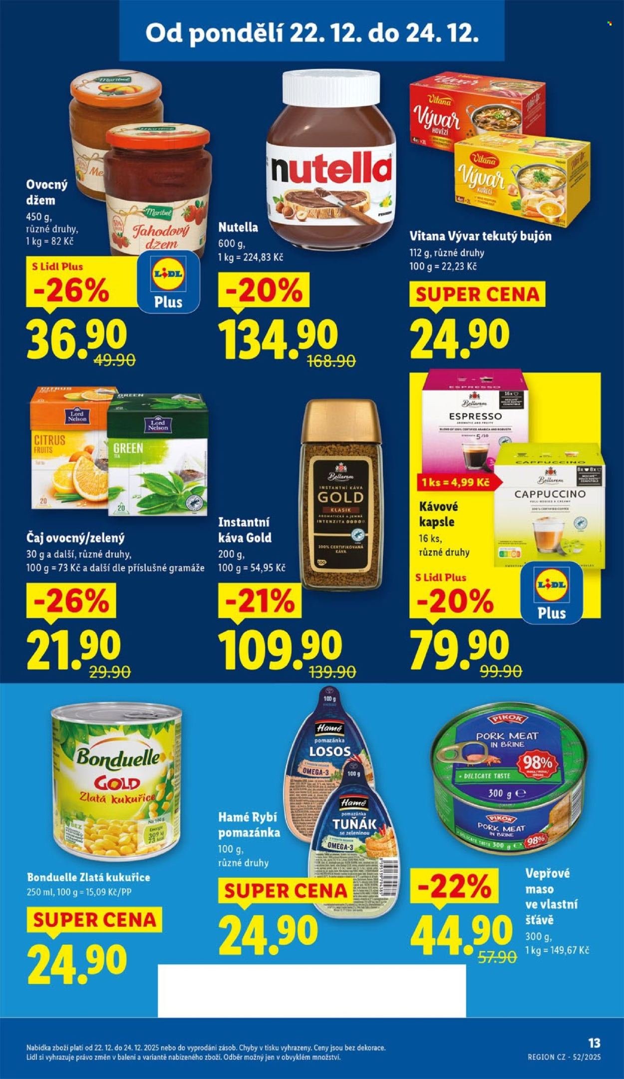 LIDL leták - Od pondělí 22.12.2025 (2025-12-22 - 2025-12-24)