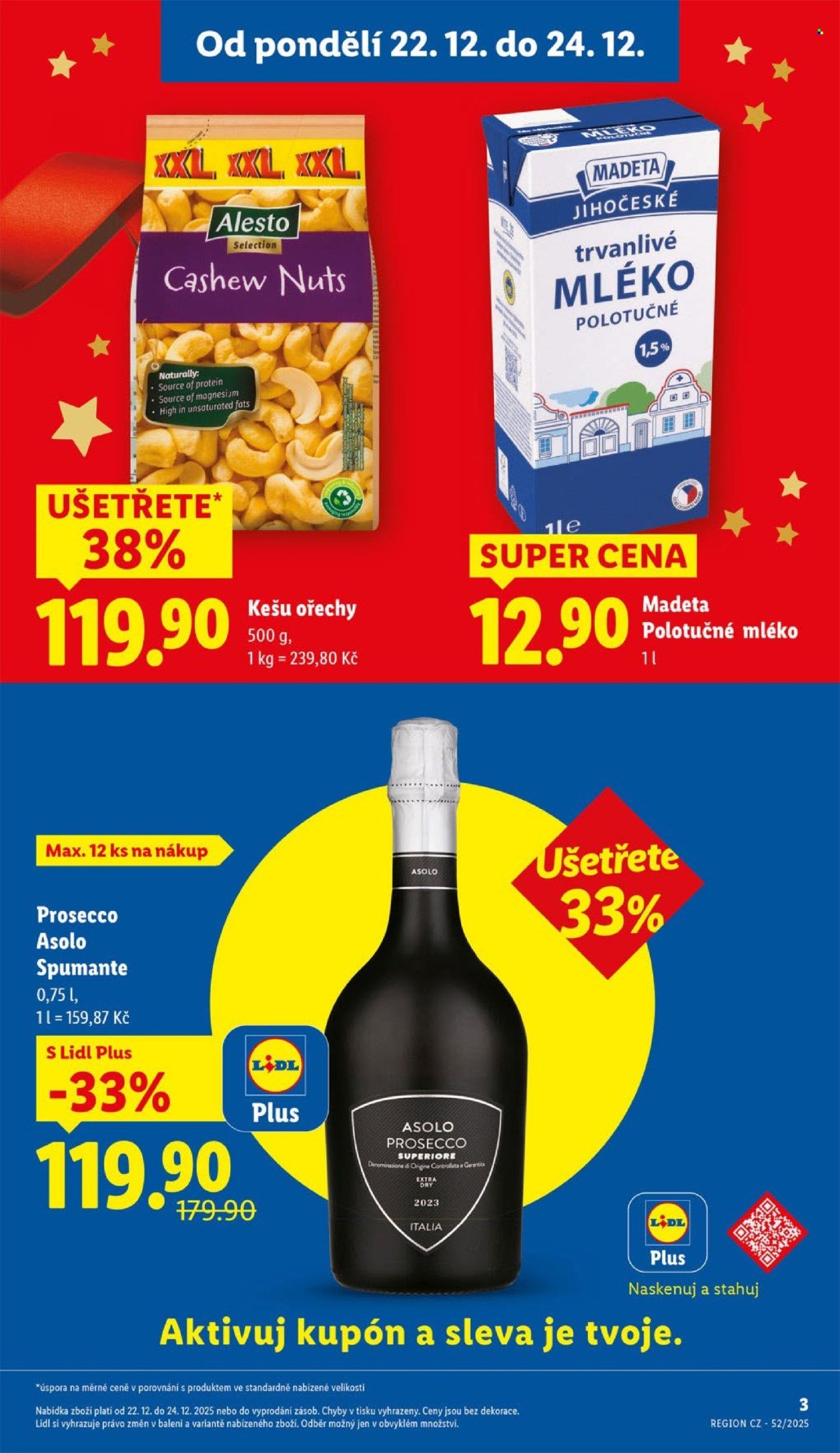 LIDL leták - Od pondělí 22.12.2025 (2025-12-22 - 2025-12-24)