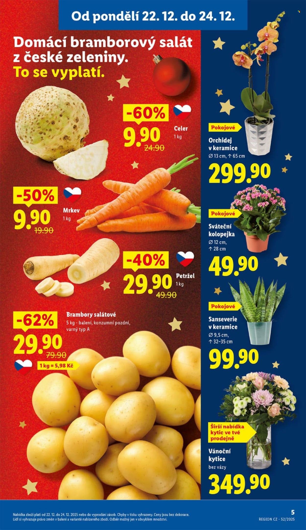 LIDL leták - Od pondělí 22.12.2025 (2025-12-22 - 2025-12-24)