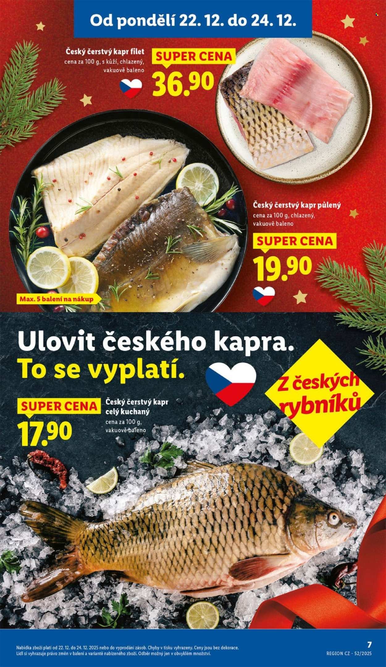 LIDL leták - Od pondělí 22.12.2025 (2025-12-22 - 2025-12-24)