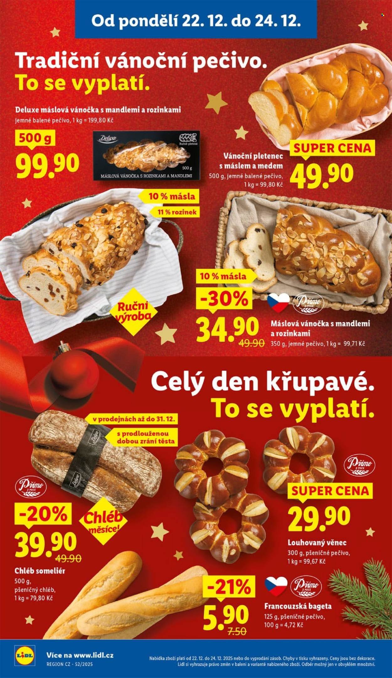 LIDL leták - Od pondělí 22.12.2025 (2025-12-22 - 2025-12-24)