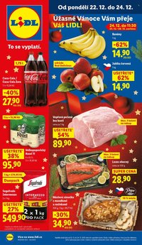 LIDL leták - Od pondělí 22.12.2025 (2025-12-22 - 2025-12-24)