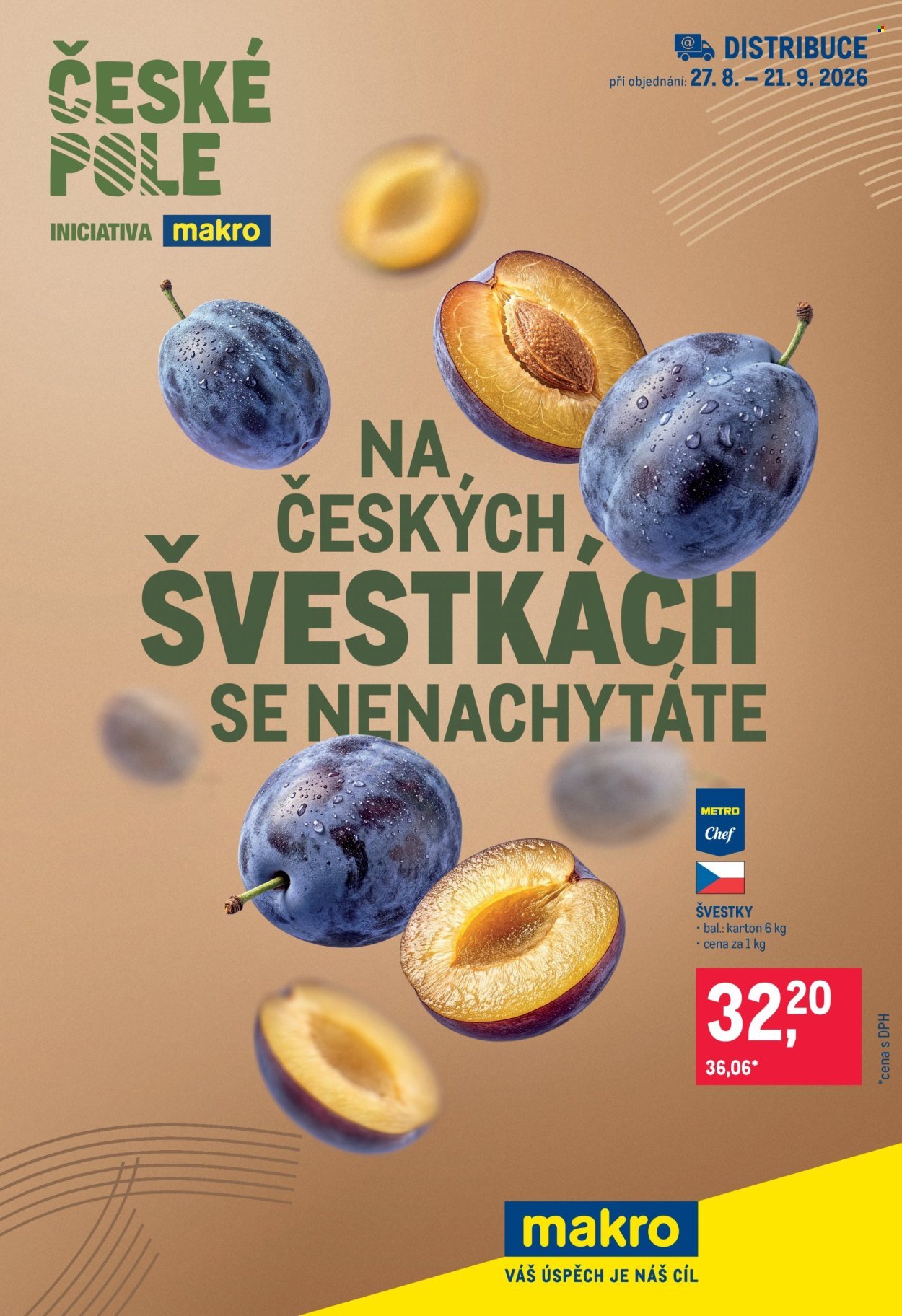 MAKRO leták - Švestky z Českého pole