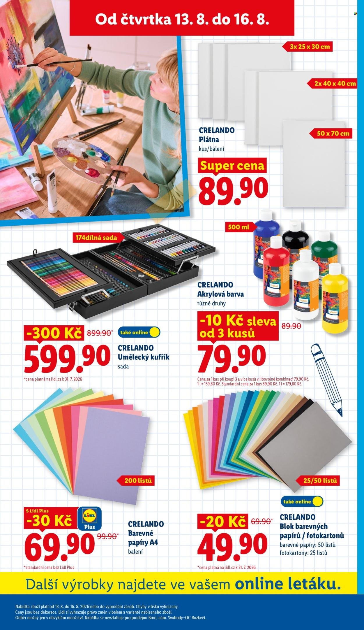 LIDL leták - Spotřební zboží