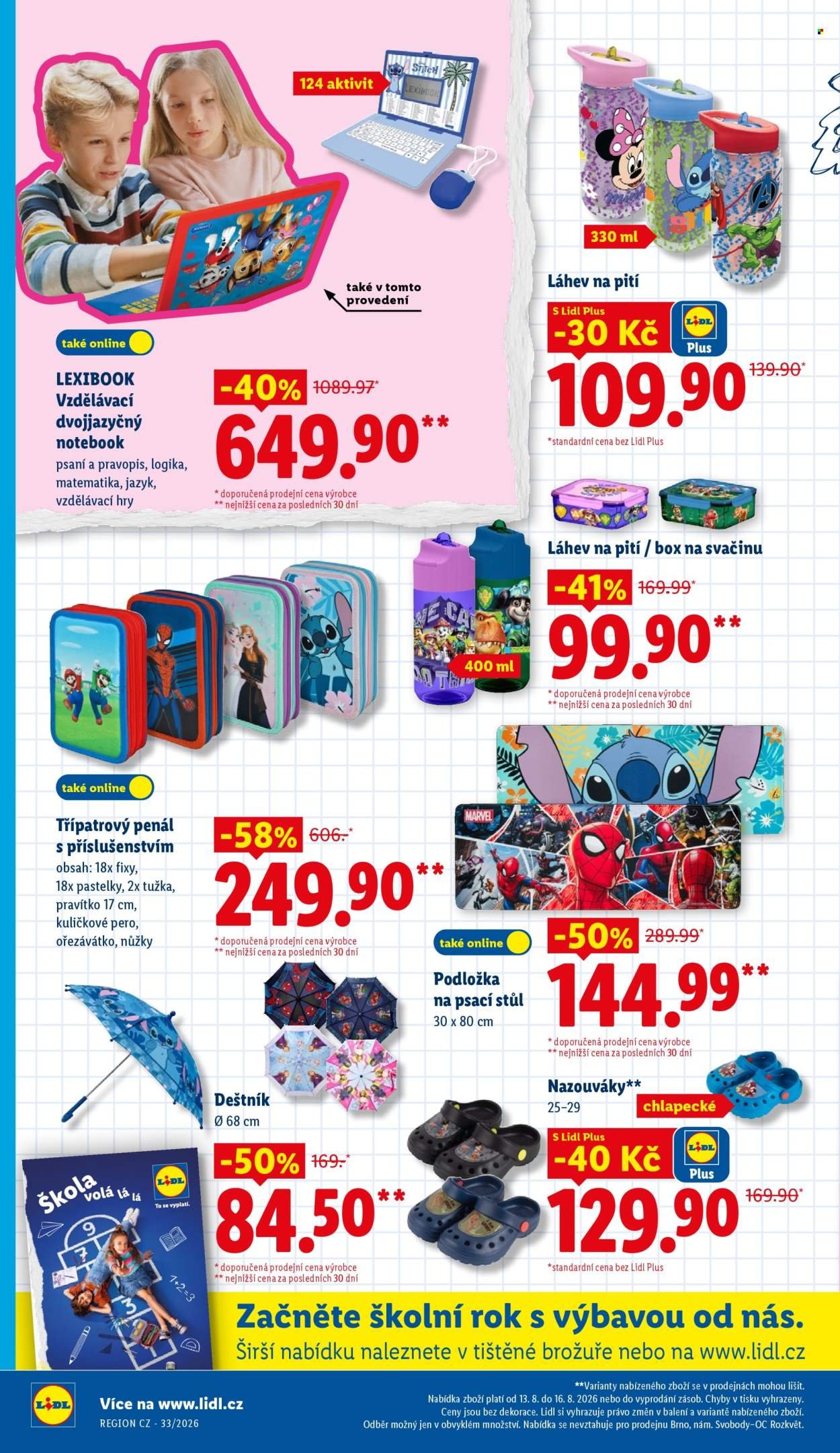 LIDL leták - Spotřební zboží