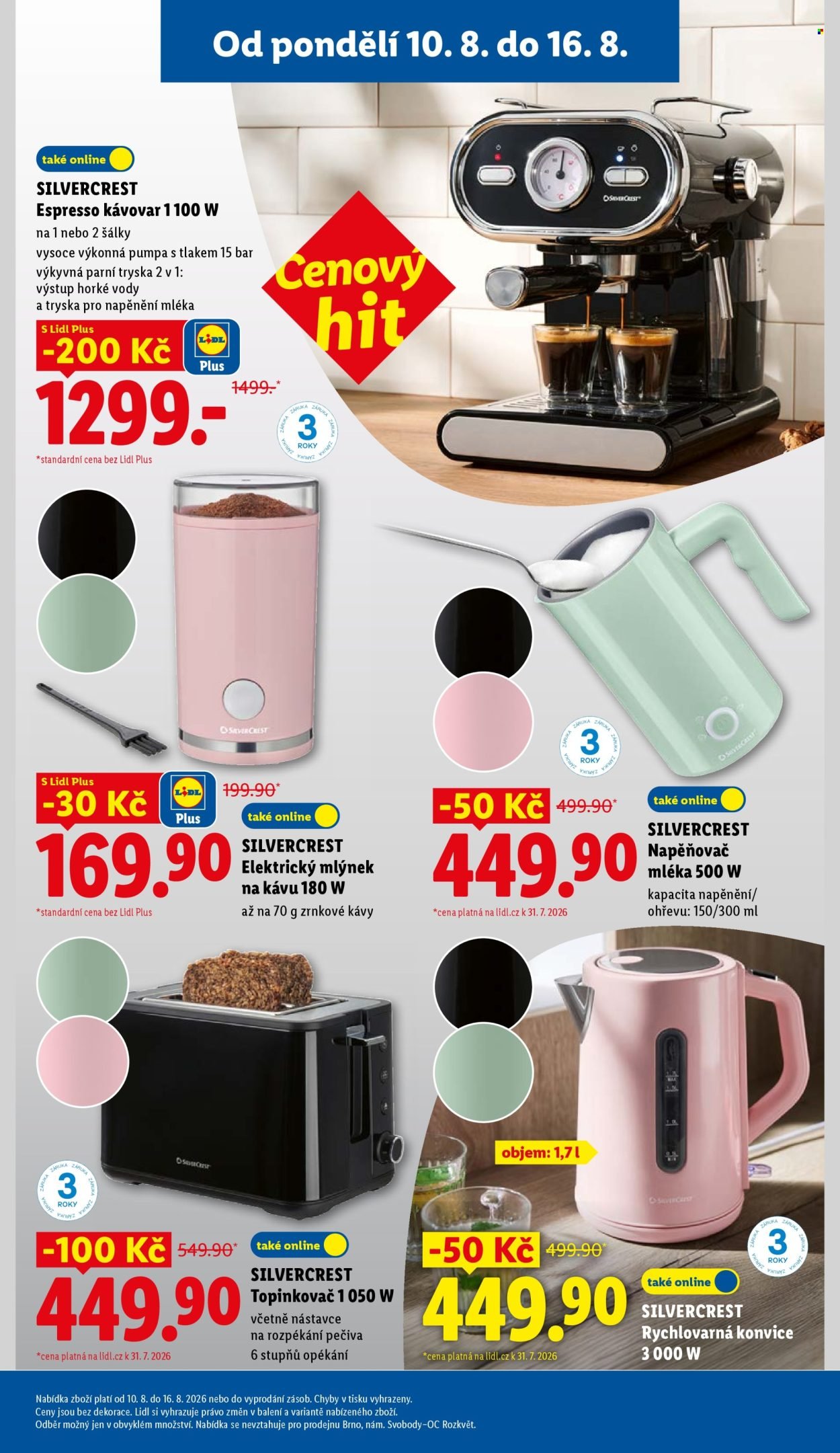 LIDL leták - Spotřební zboží