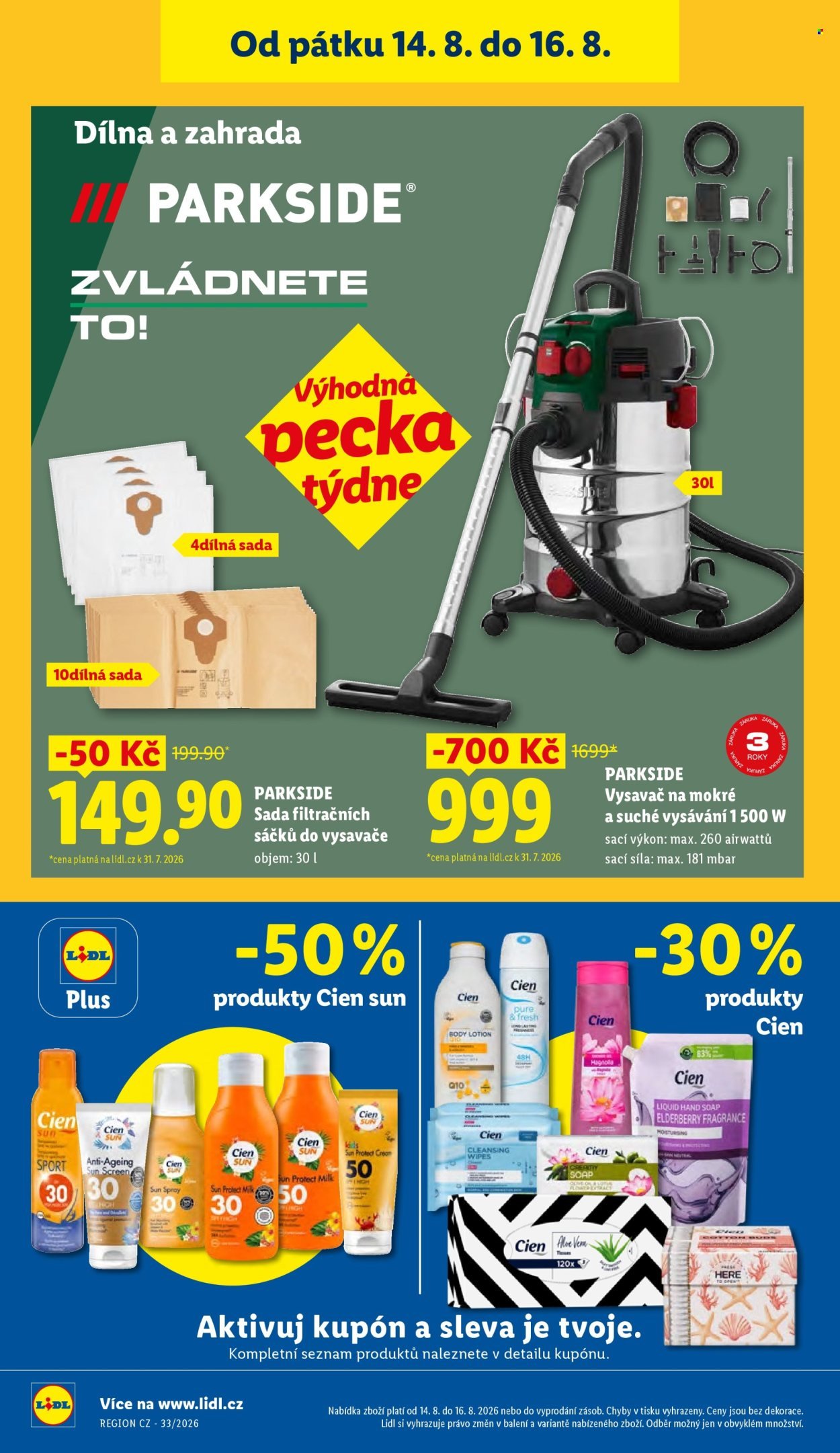 LIDL leták - Spotřební zboží