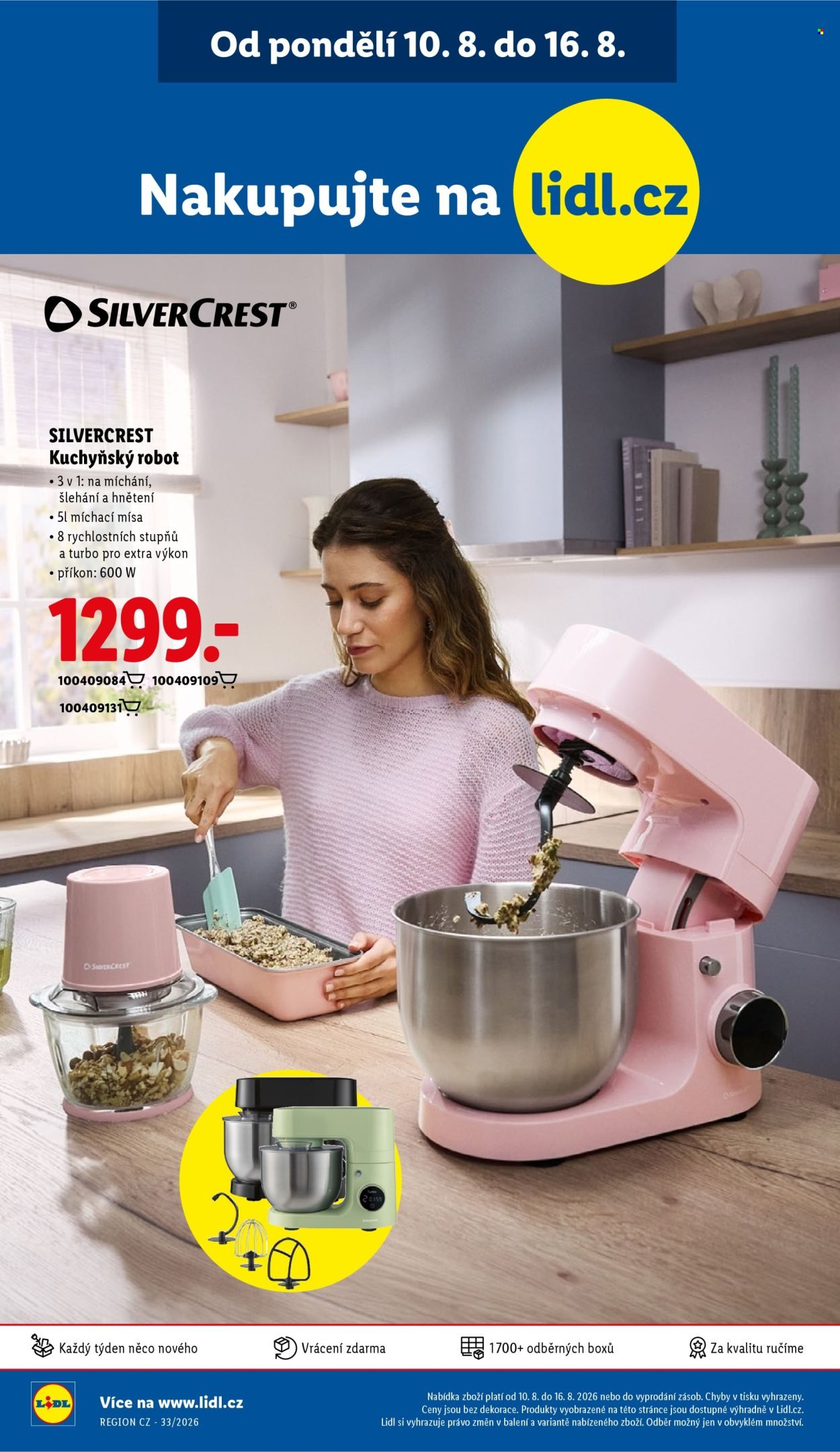 LIDL leták - Spotřební zboží