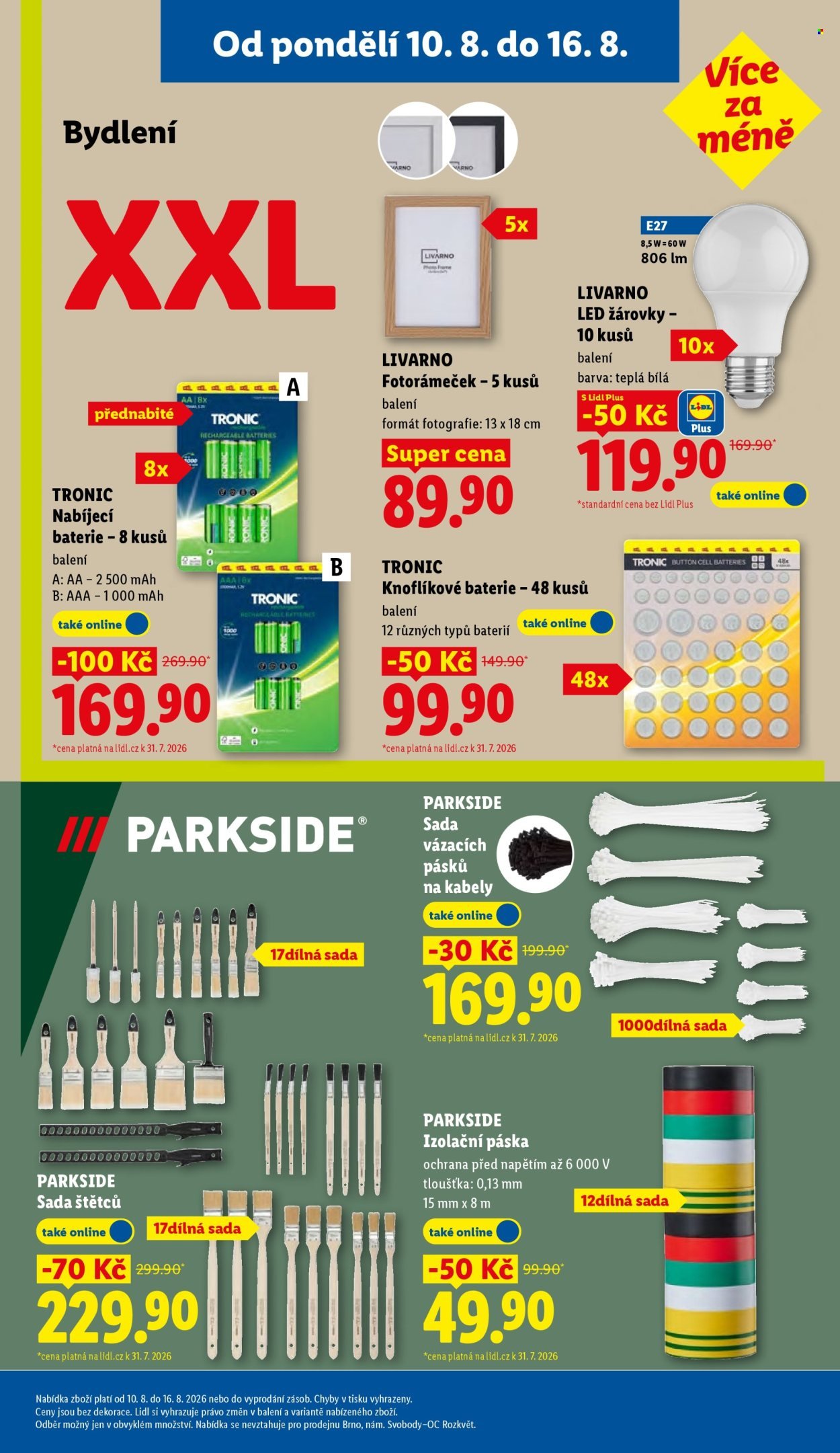 LIDL leták - Spotřební zboží