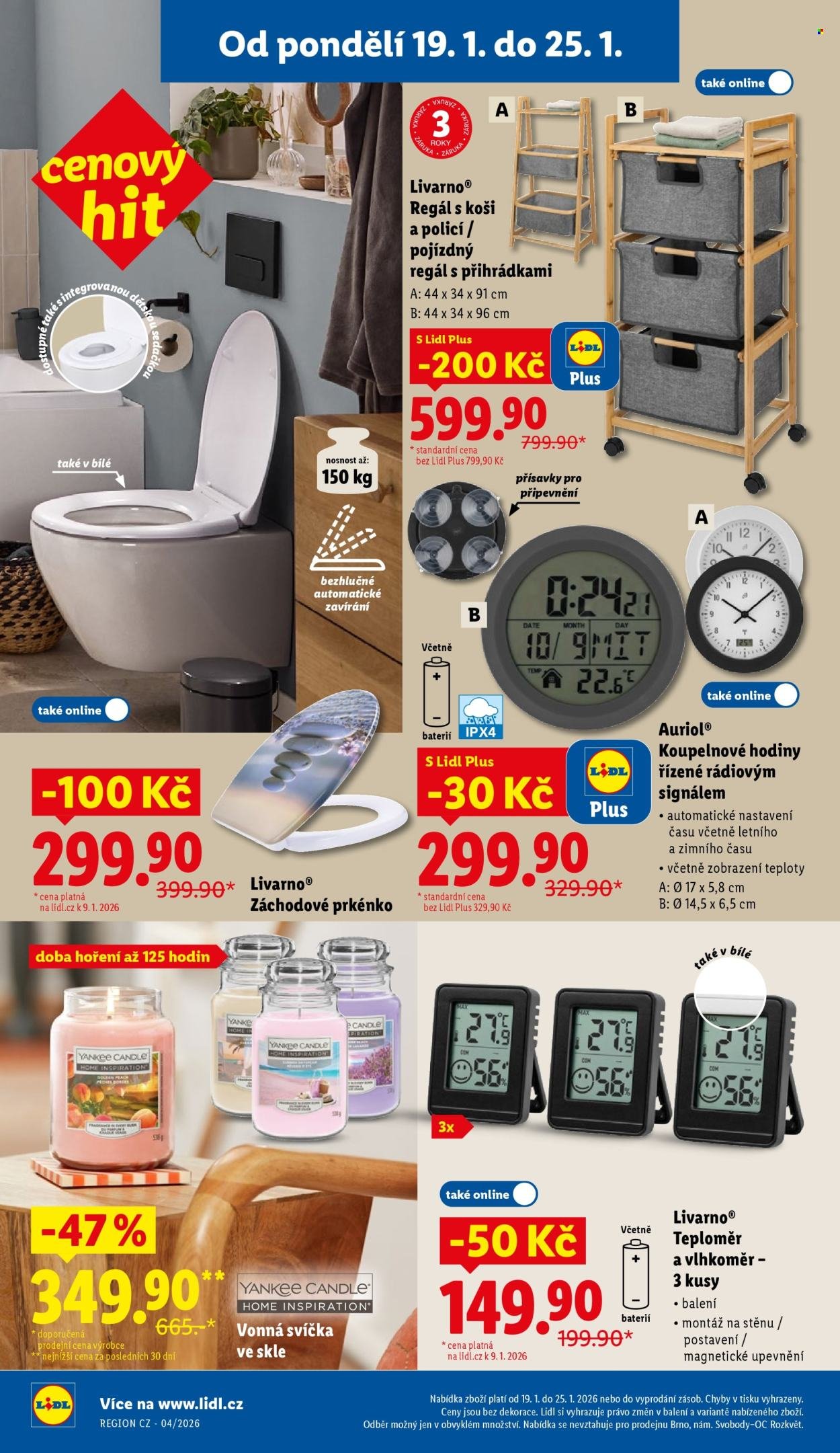 LIDL leták - Spotřební zboží (2026-01-19 - 2026-01-25)