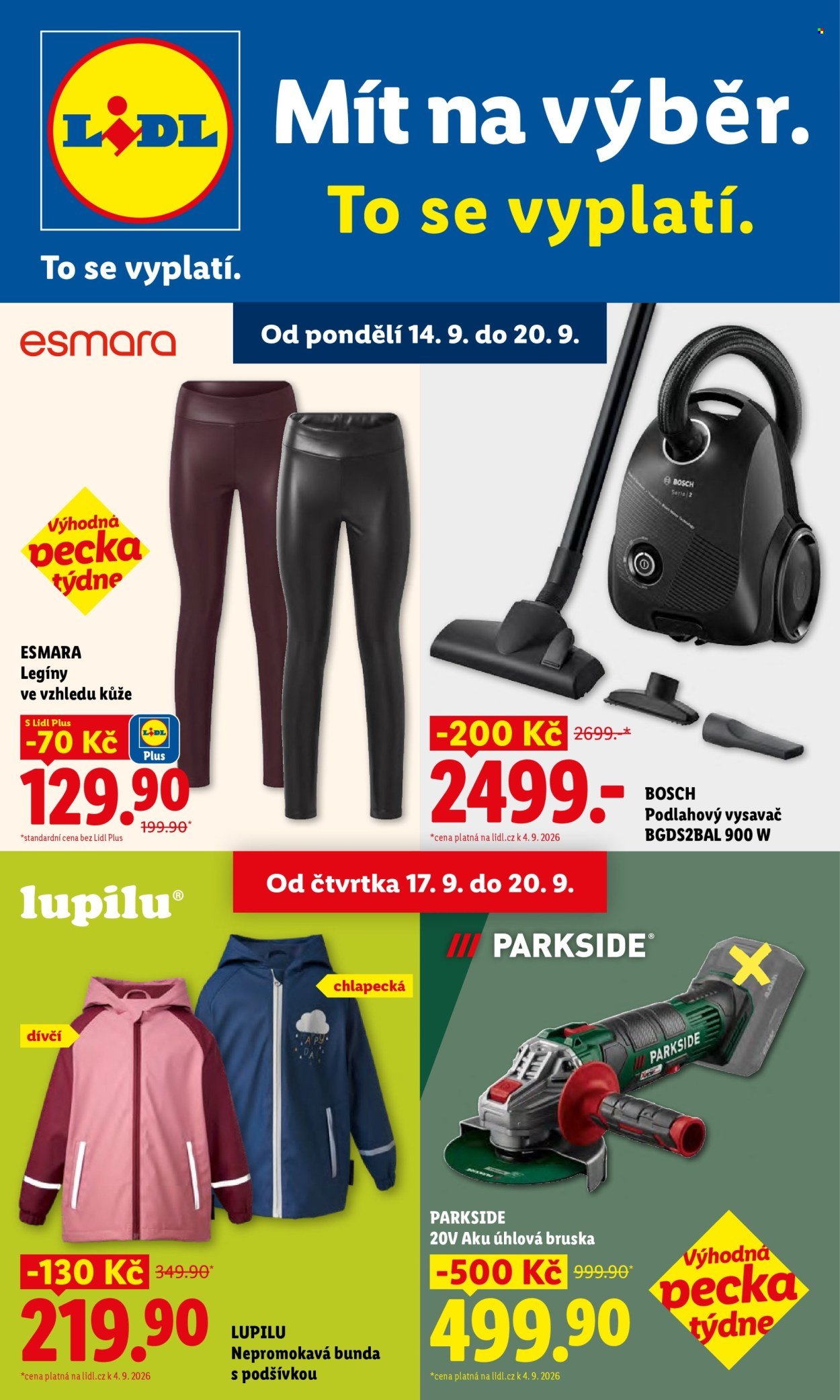 LIDL leták - Spotřební zboží