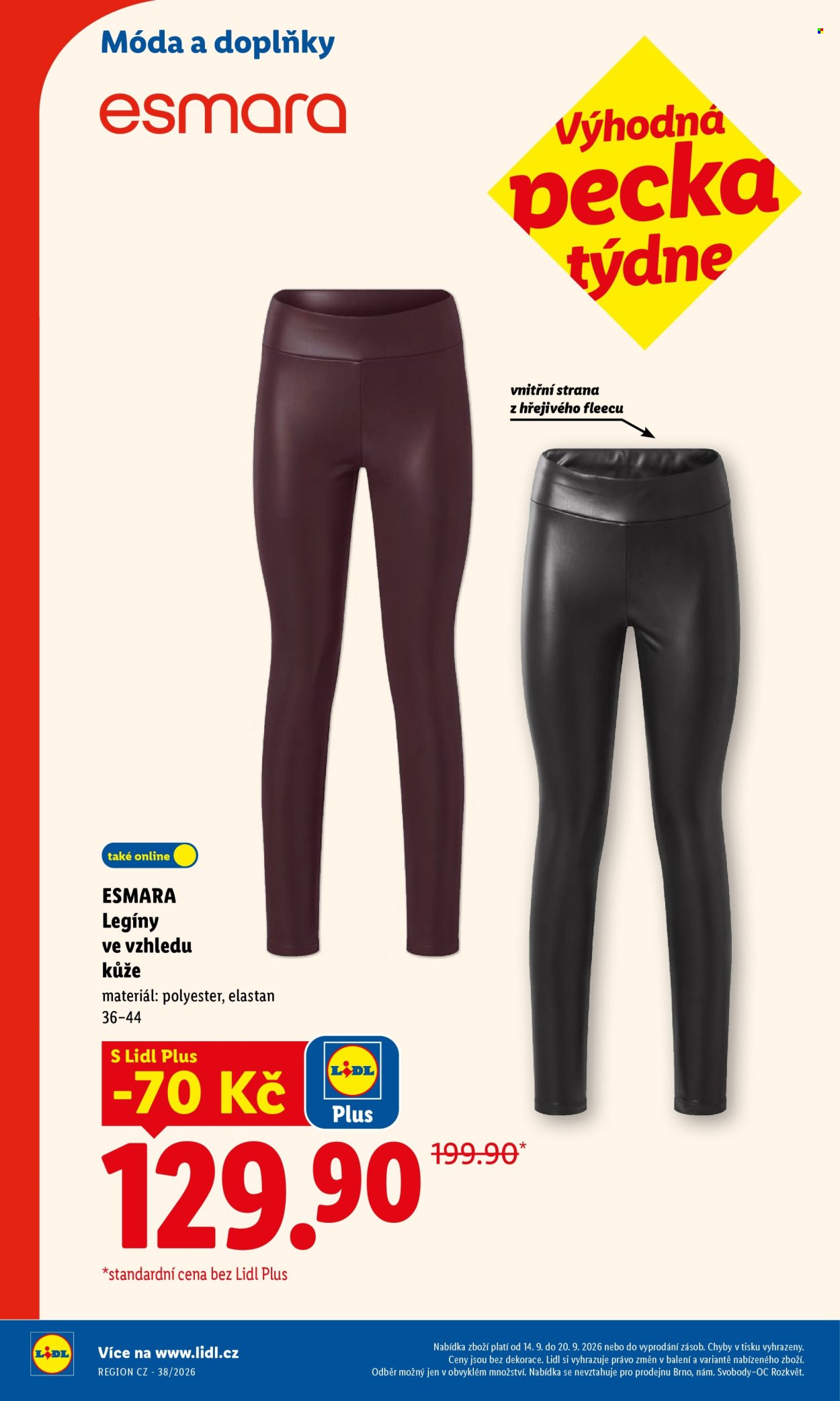 LIDL leták - Spotřební zboží