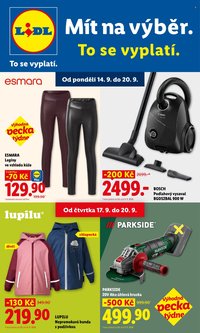 LIDL leták - Spotřební zboží