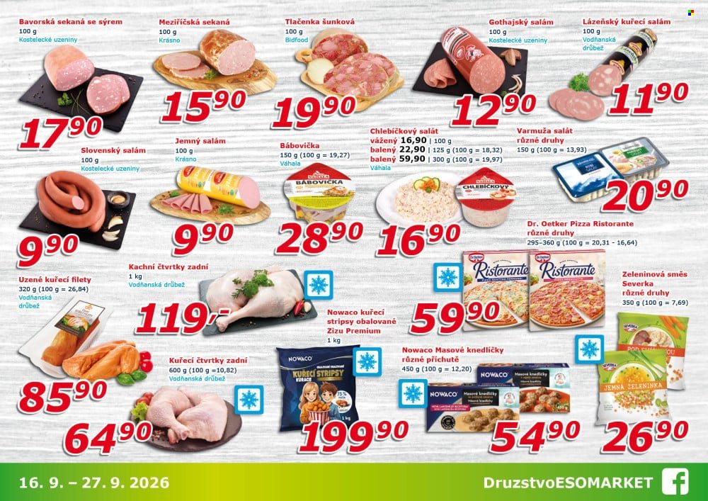 ESO MARKET leták - Od středy 16.9.2026