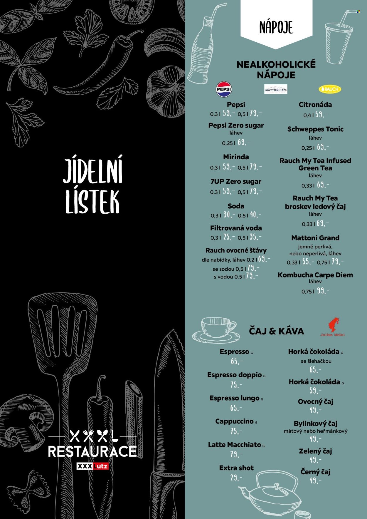 XXXLUTZ leták - Jídelní lístek (2026-04-01)