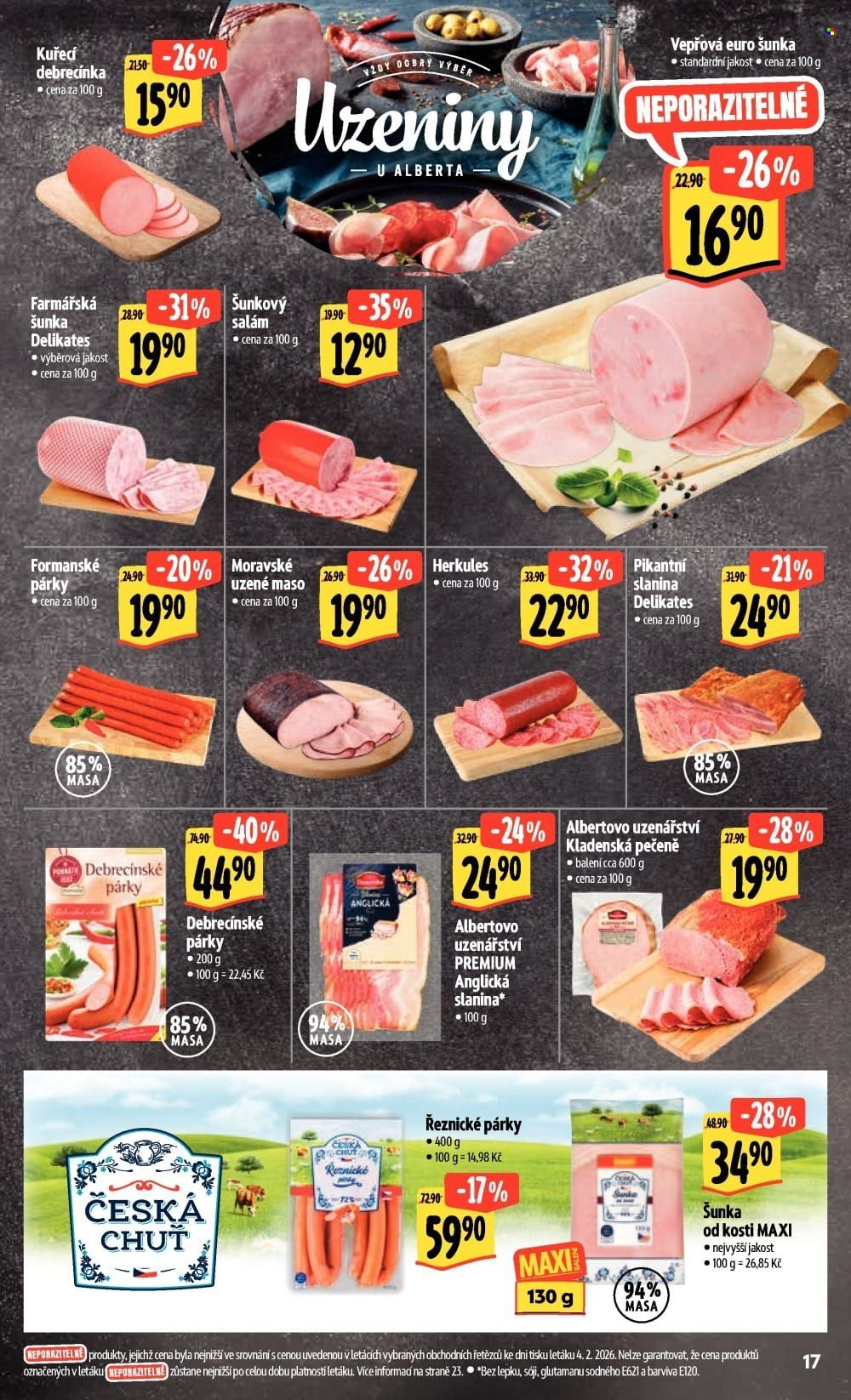 ALBERT leták - Neporazitelné (2026-02-11 - 2026-02-17)
