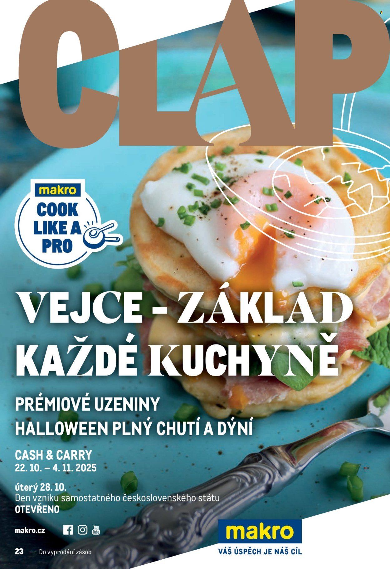 MAKRO leták - Pro milovníky jídla (2025-10-22 - 2025-11-04)